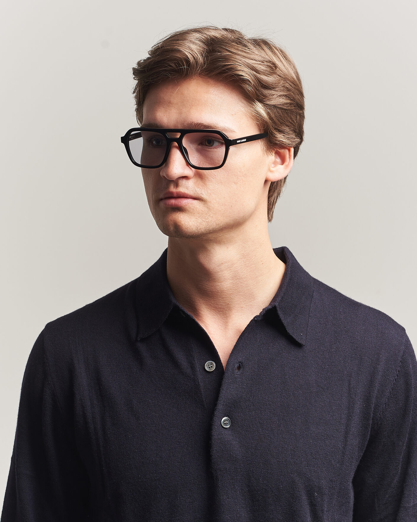 Homme | Lunettes De Soleil | Saint Laurent | SL 905 Sunglasses Black/Blue