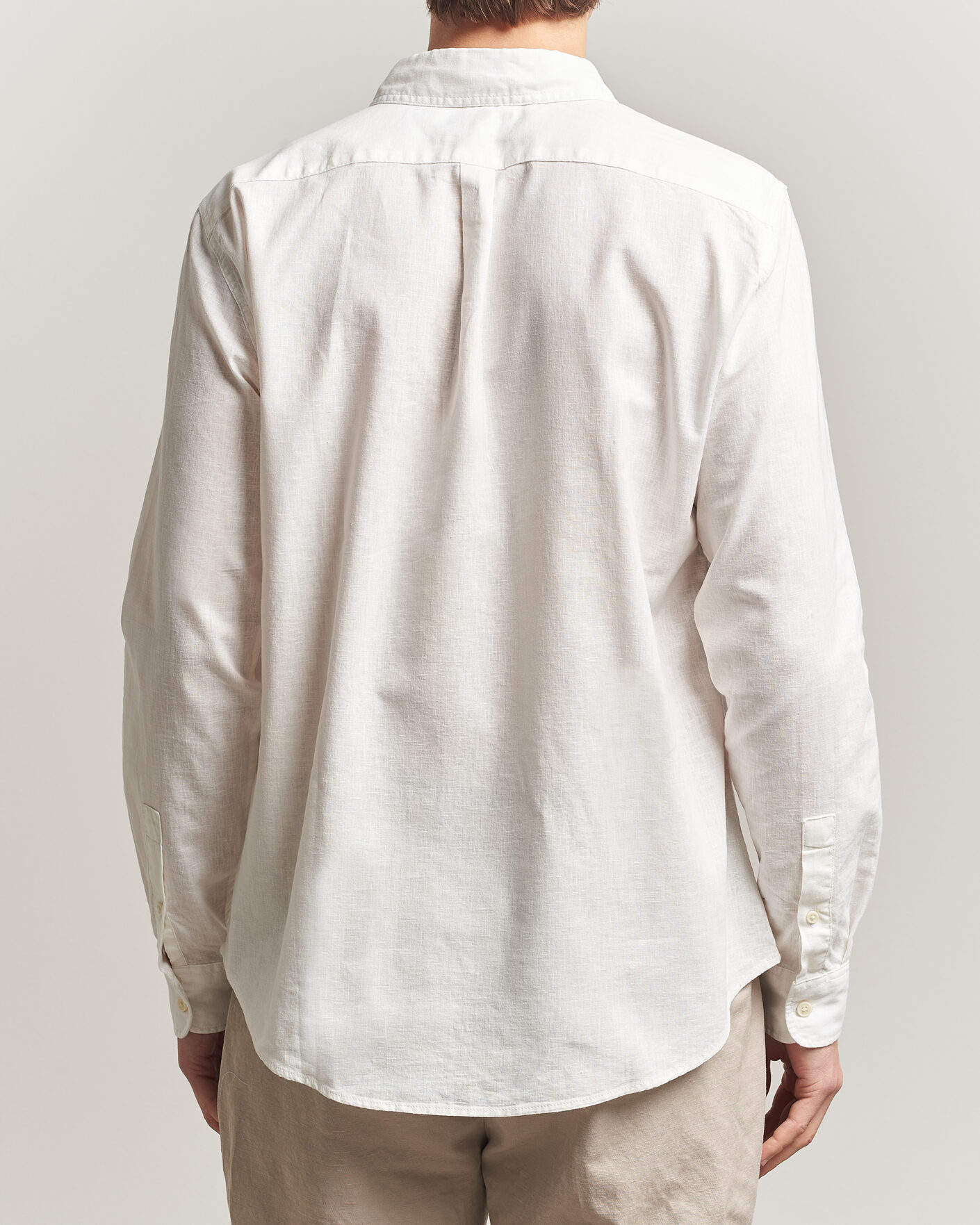 Heren | Overhemden | Dockers | Slim Linen/Cotton Shirt Undyed