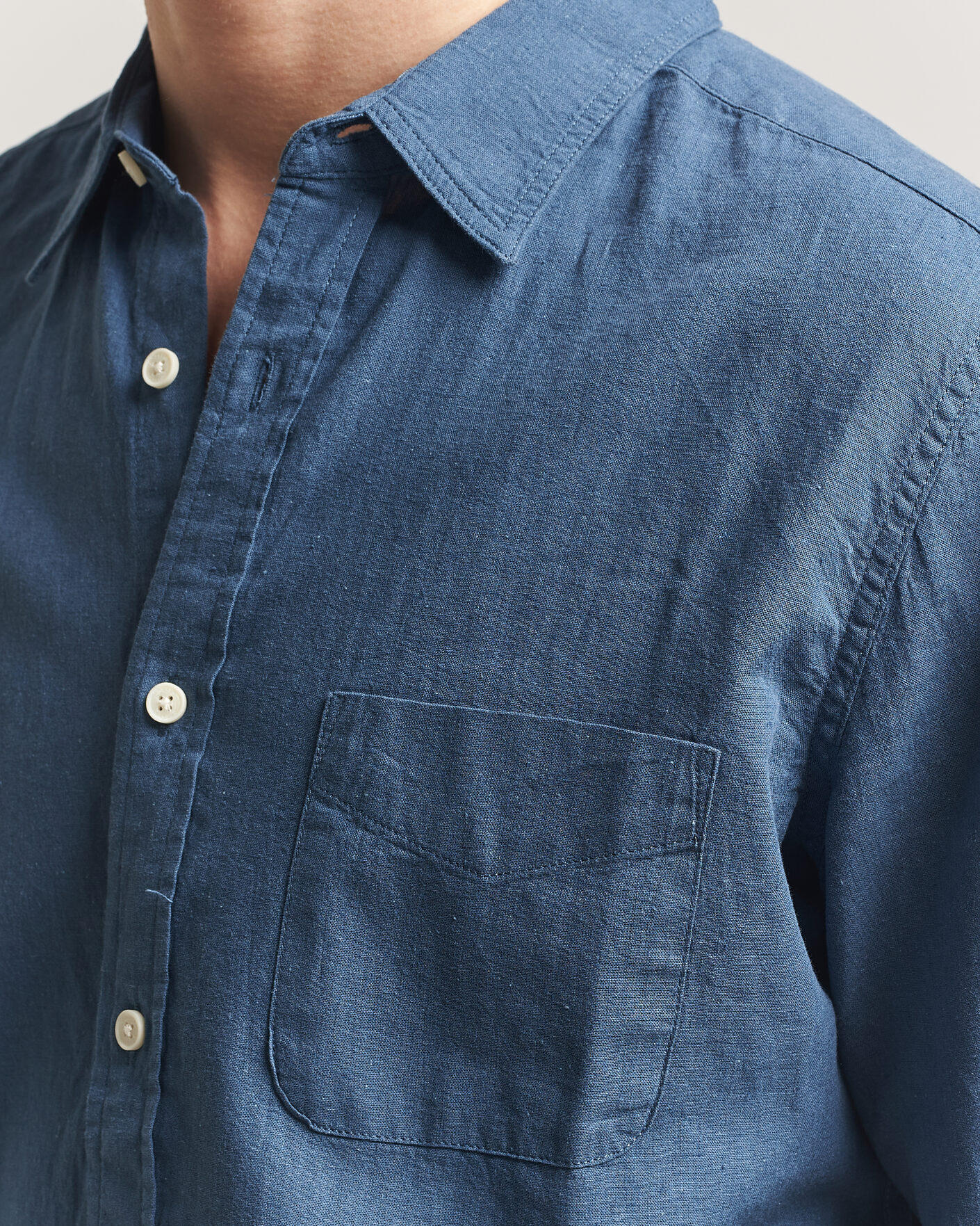 Homme | Chemises | Dockers | Slim Linen/Cotton Shirt Bering Sea