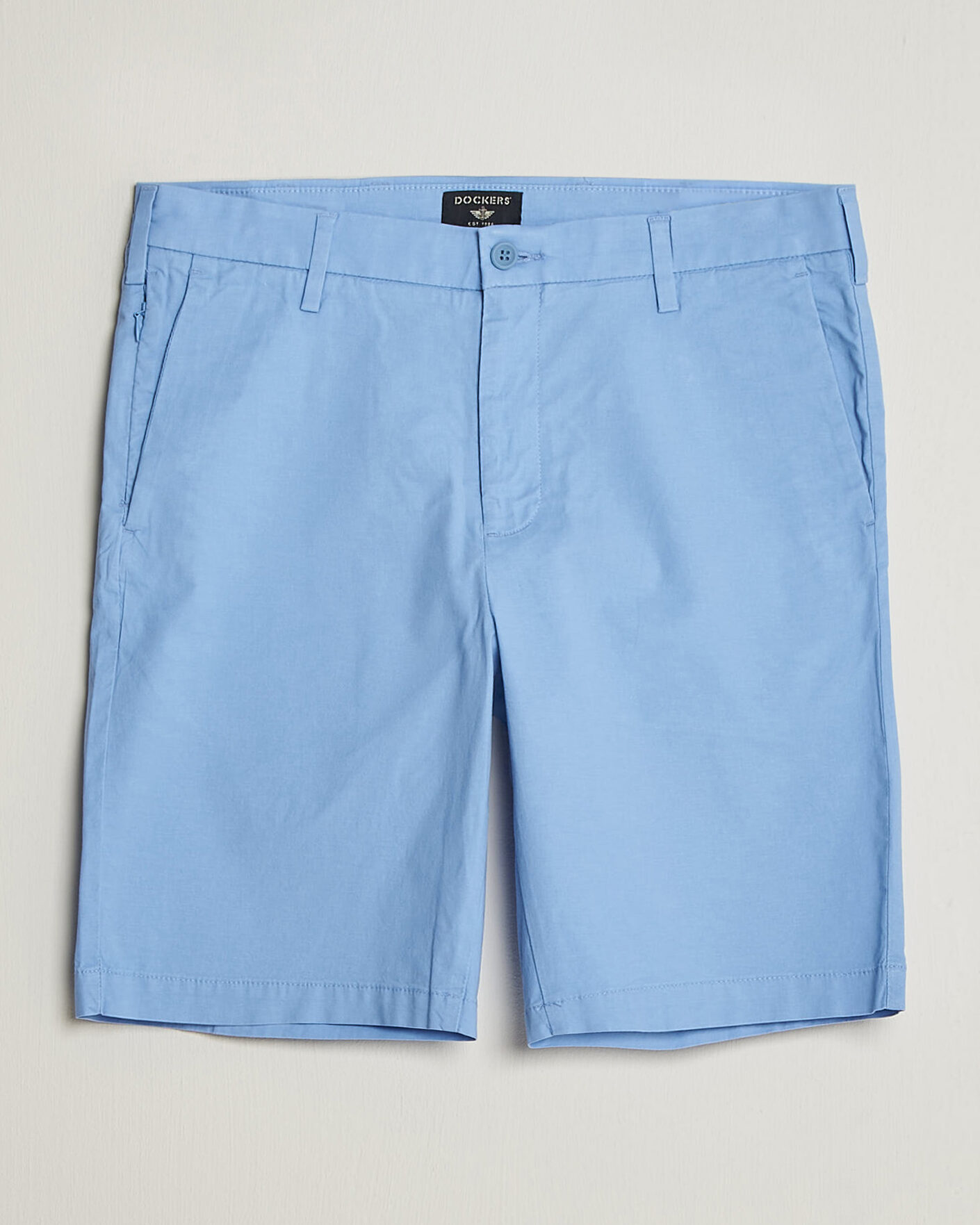 Heren | Korte broek | Dockers | Slim Cotton/Linen Shorts Vista Blue