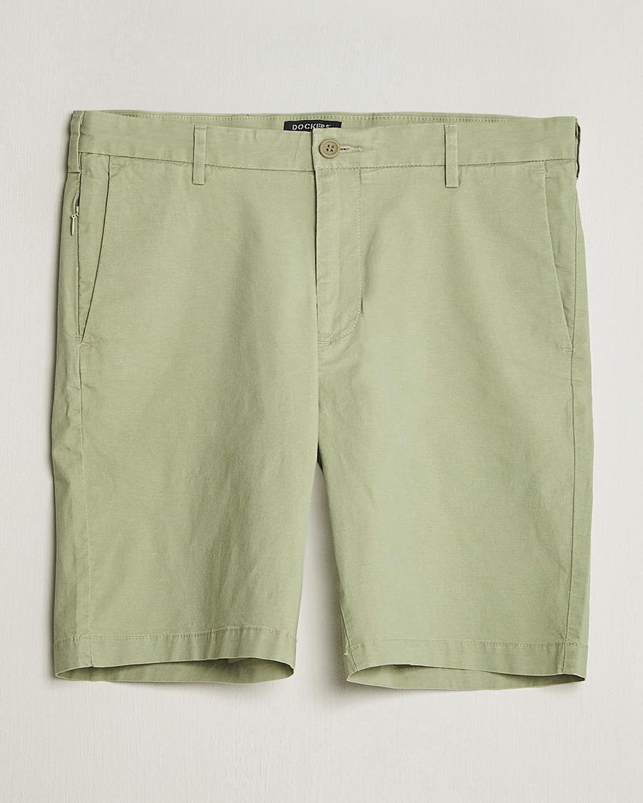 Homme | Shorts | Dockers | Slim Cotton/Linen Shorts Tea