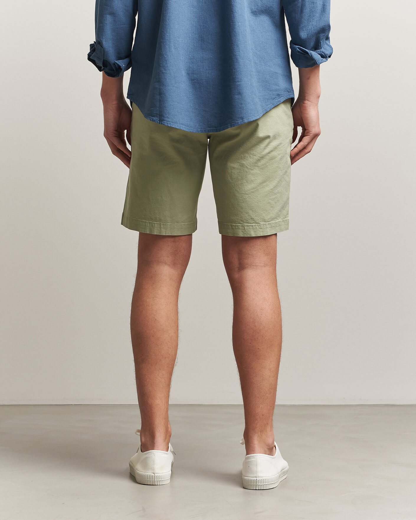 Heren | Korte broek | Dockers | Slim Cotton/Linen Shorts Tea