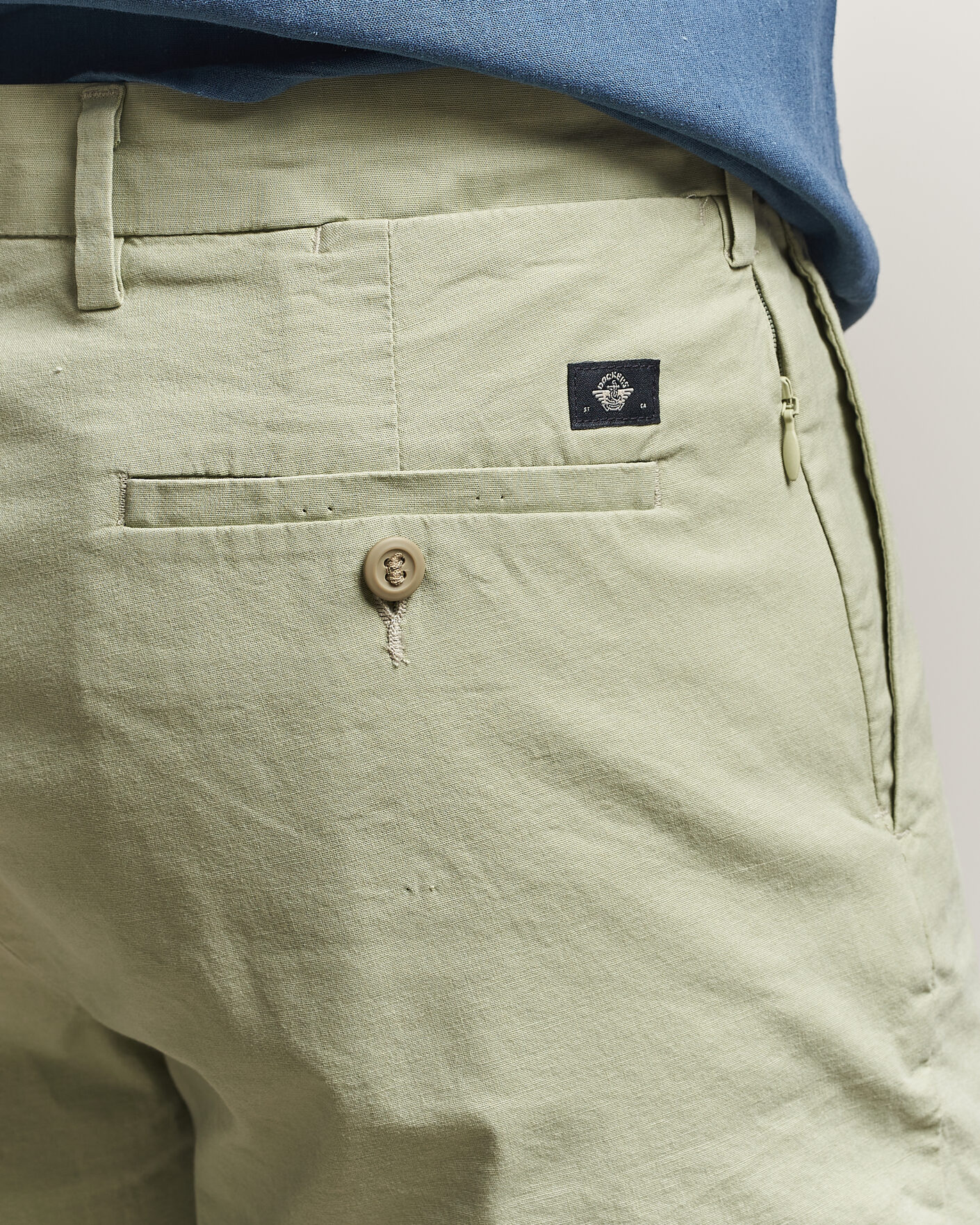 Homme | Shorts | Dockers | Slim Cotton/Linen Shorts Tea