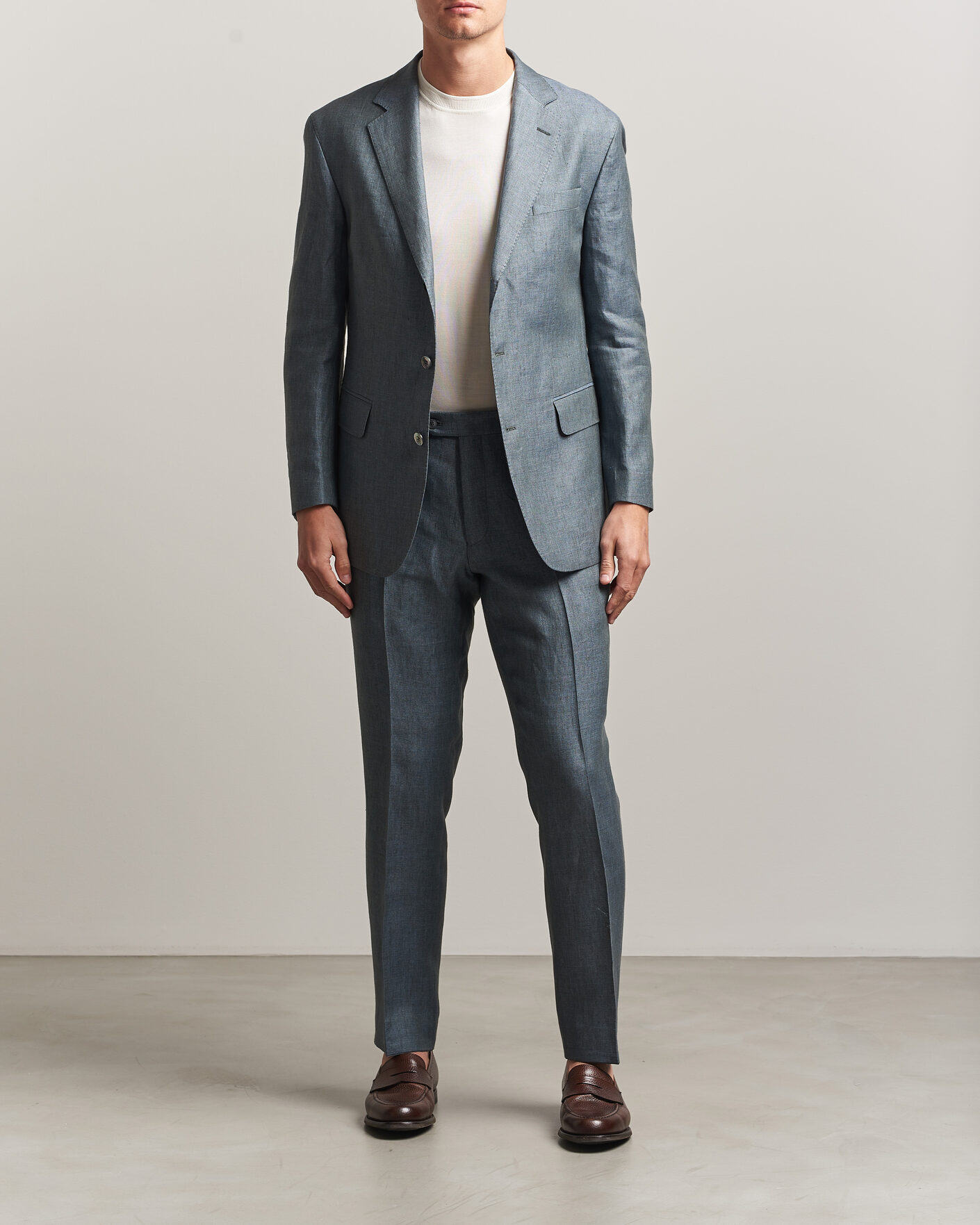 Homme | Blazers | Oscar Jacobson | Robert Linen Blazer Olive
