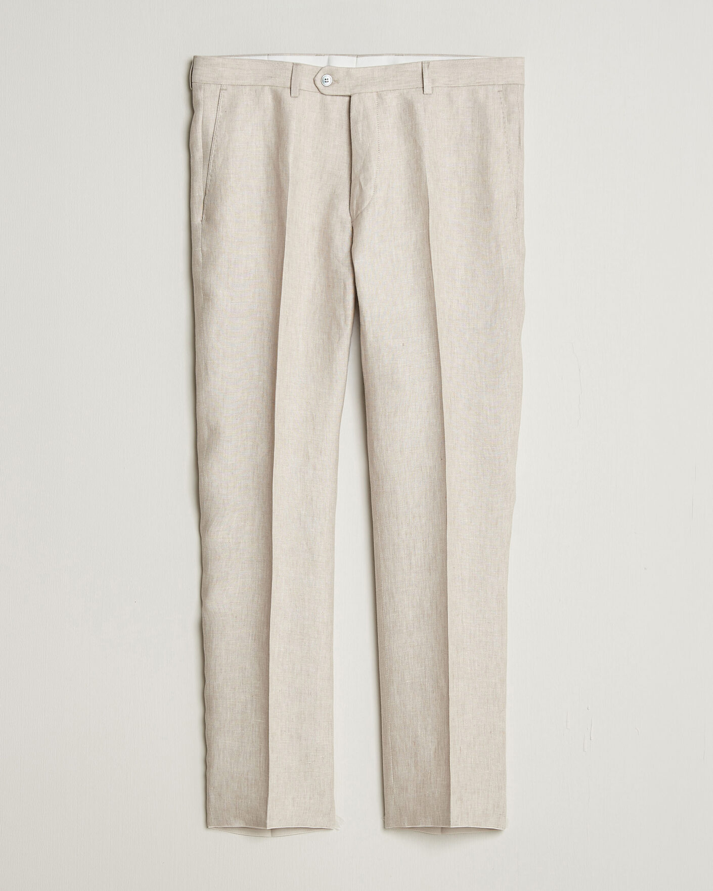 Heren | Broeken | Oscar Jacobson | Dandy Linen Trousers Off White