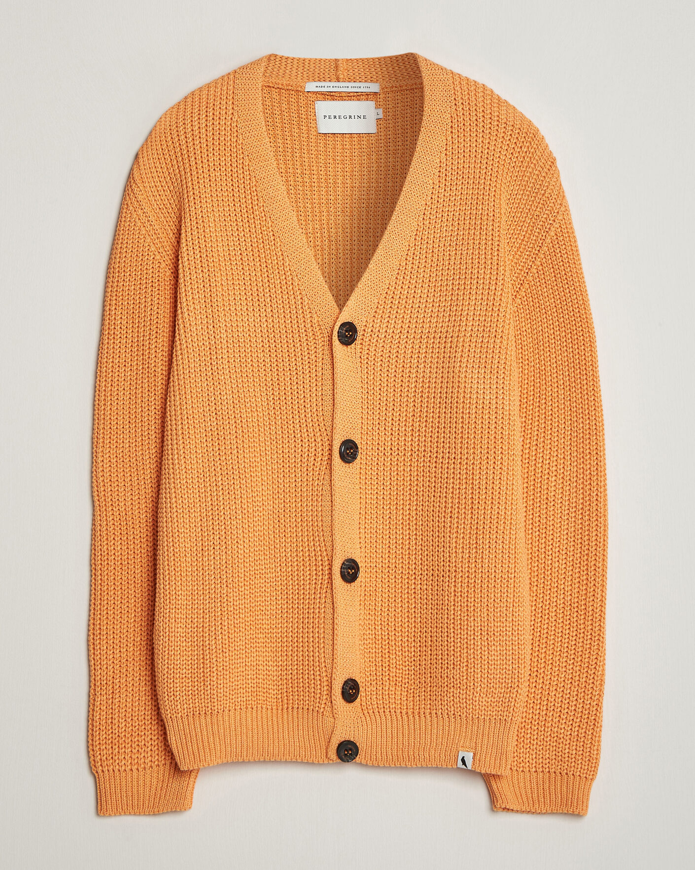 Heren | Truien | Peregrine | River Cotton Cardigan Apricot