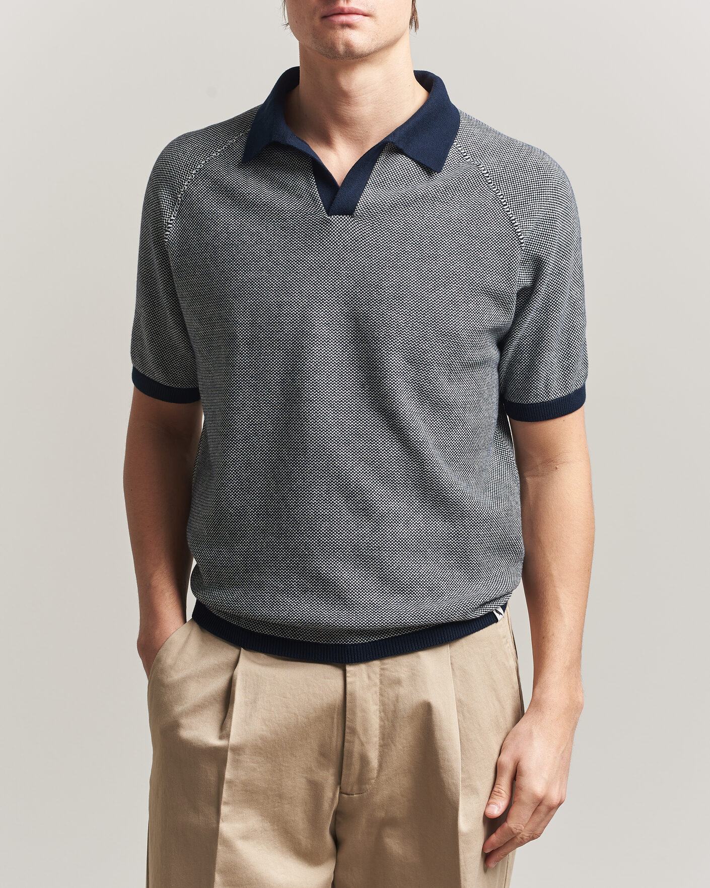 Heren | Polo's | Peregrine | Lynton Cotton Polo Navy