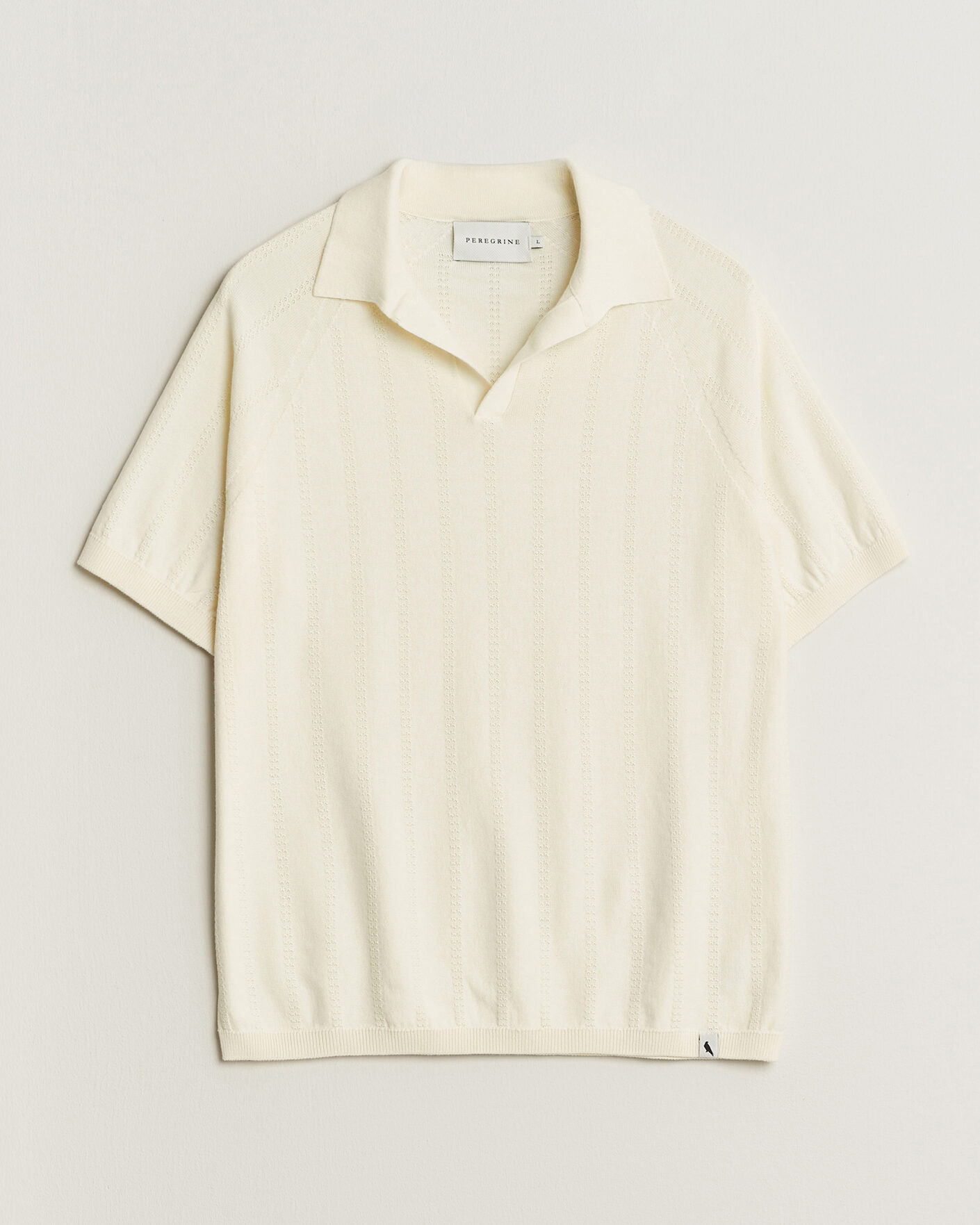 Homme | Polos | Peregrine | Alma Cotton Structure Polo White