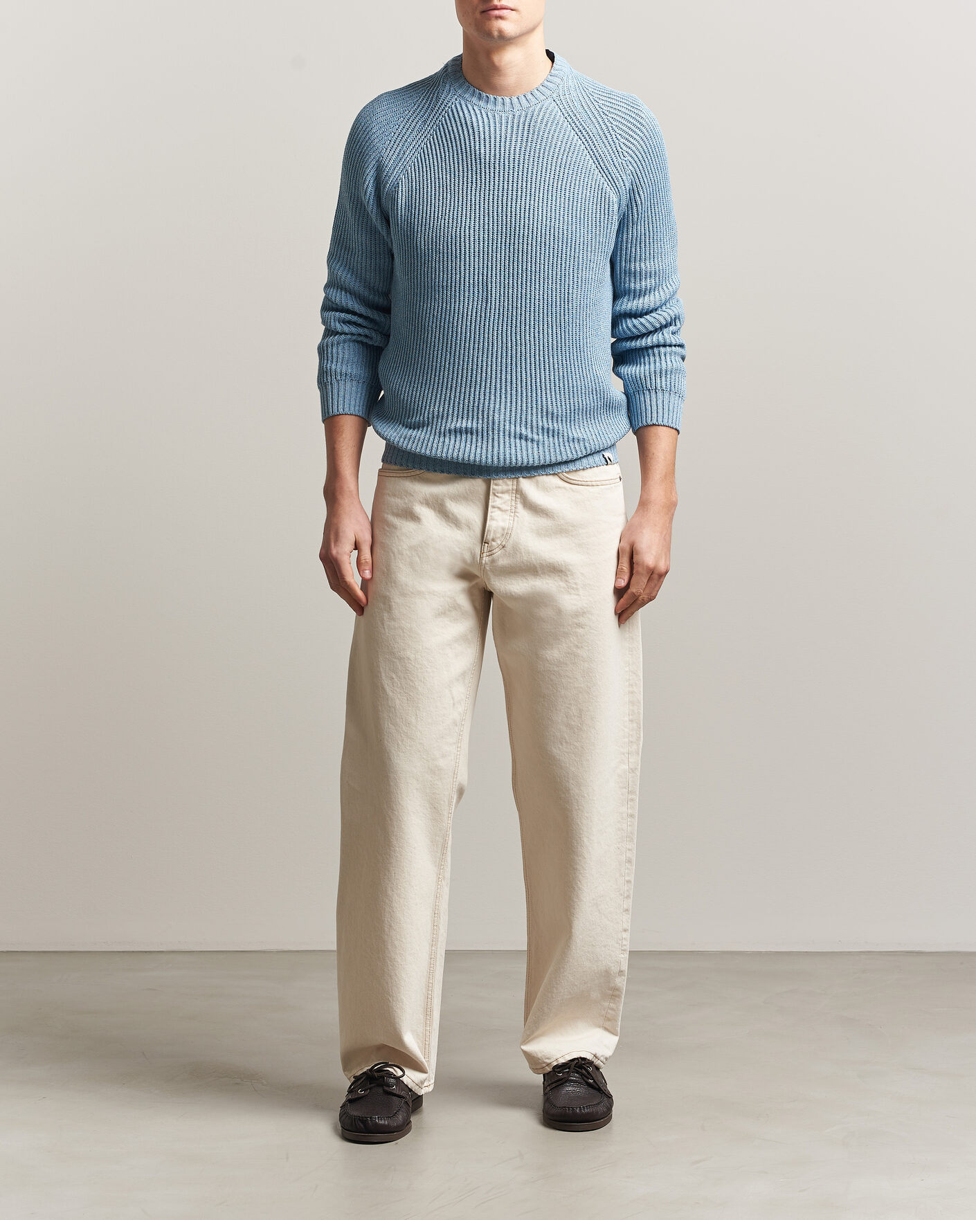 Homme | Pulls Et Tricots | Peregrine | Harry Organic Cotton Sweater Ocean