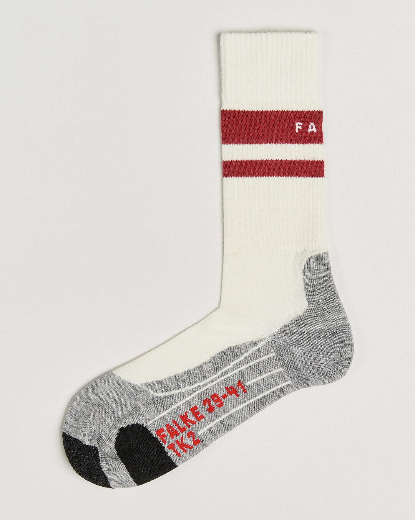 Heren | Ondergoed | Falke Sport | TK2 Explore Trekking Socks White/Red