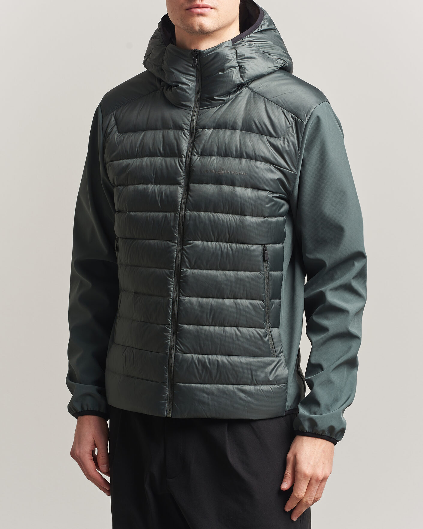 Heren | Jassen | Sail Racing | Spray Hooded Hybrid Jacket Aurora Green
