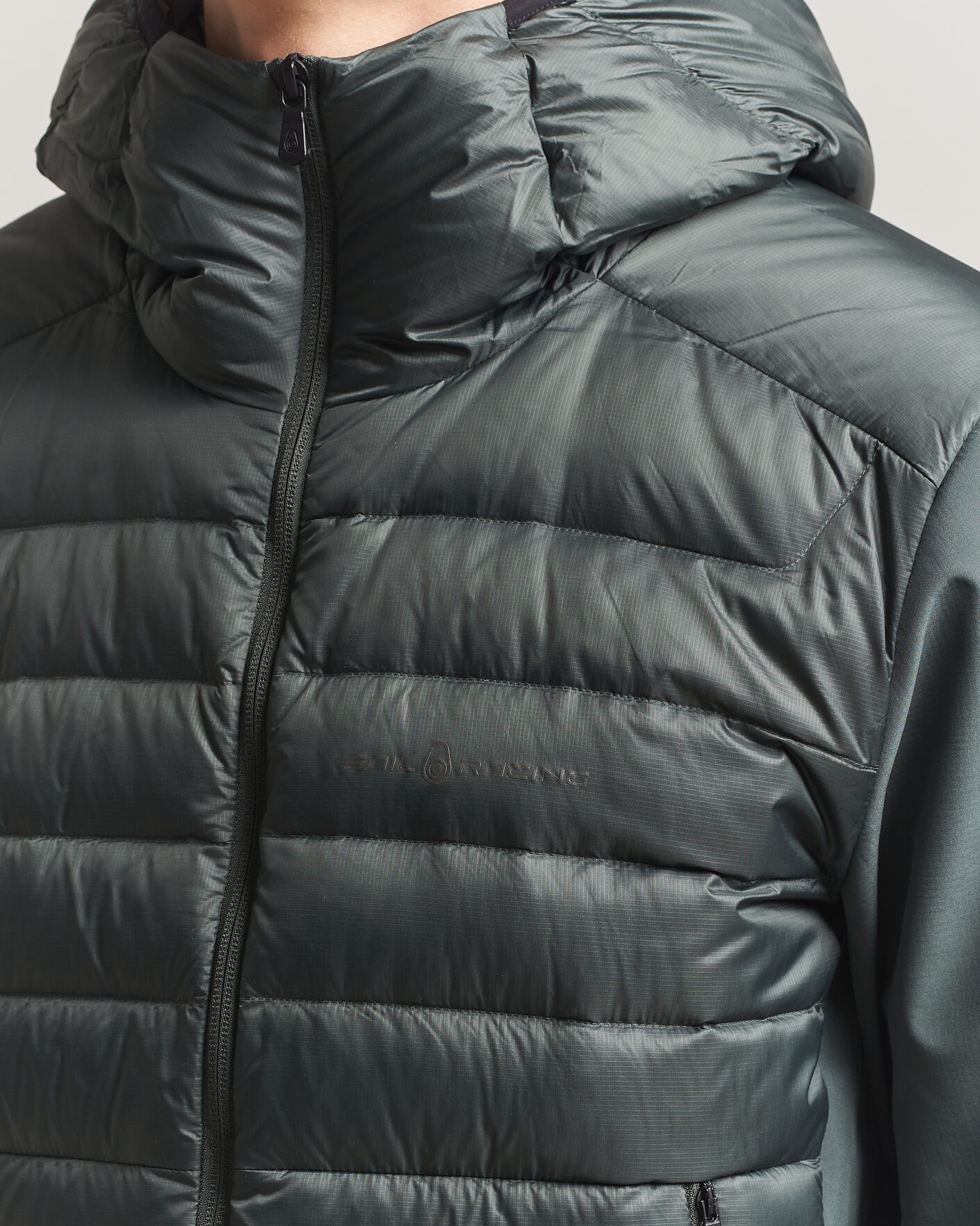 Heren | Jassen | Sail Racing | Spray Hooded Hybrid Jacket Aurora Green