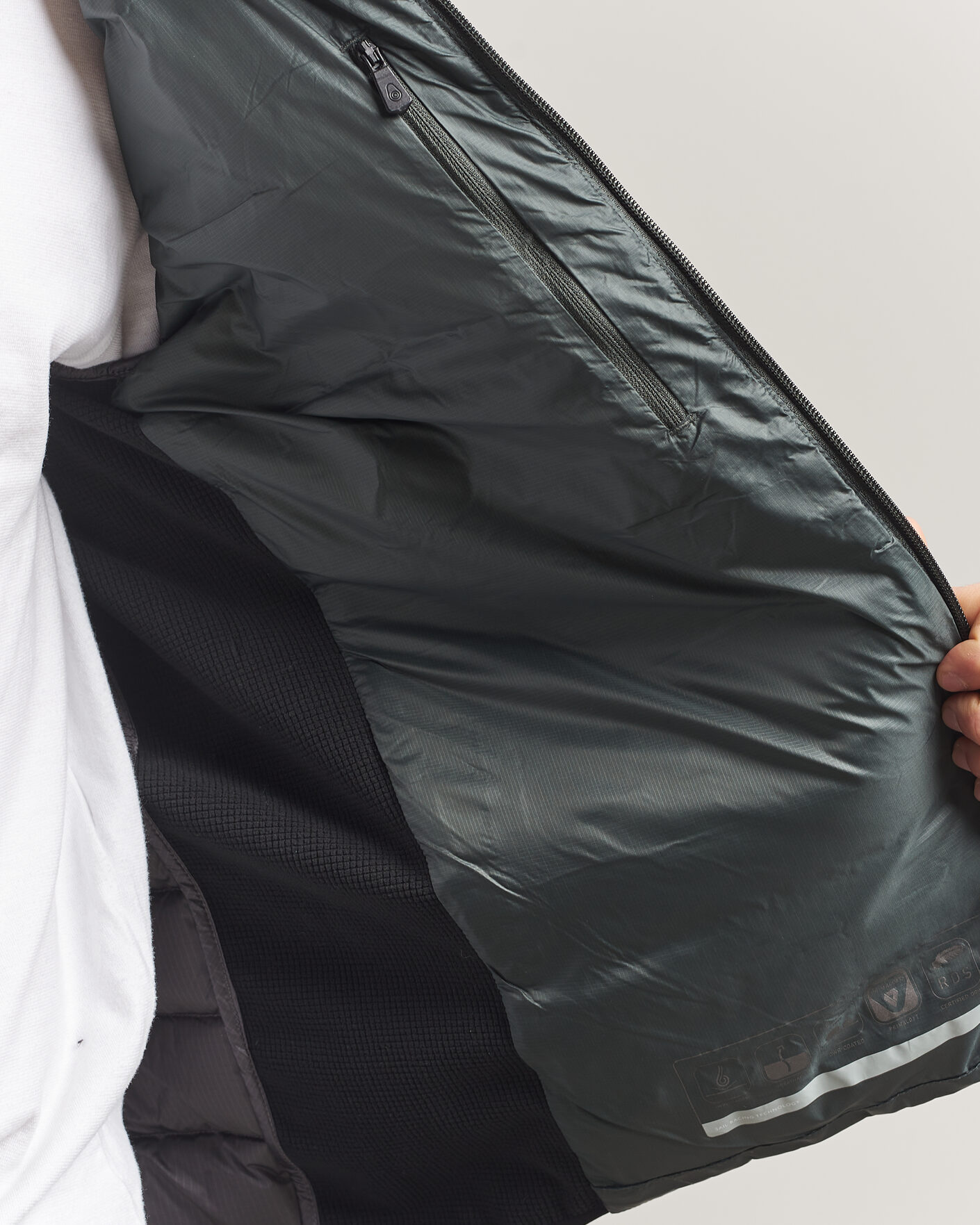 Heren | Jassen | Sail Racing | Spray Hooded Hybrid Jacket Aurora Green