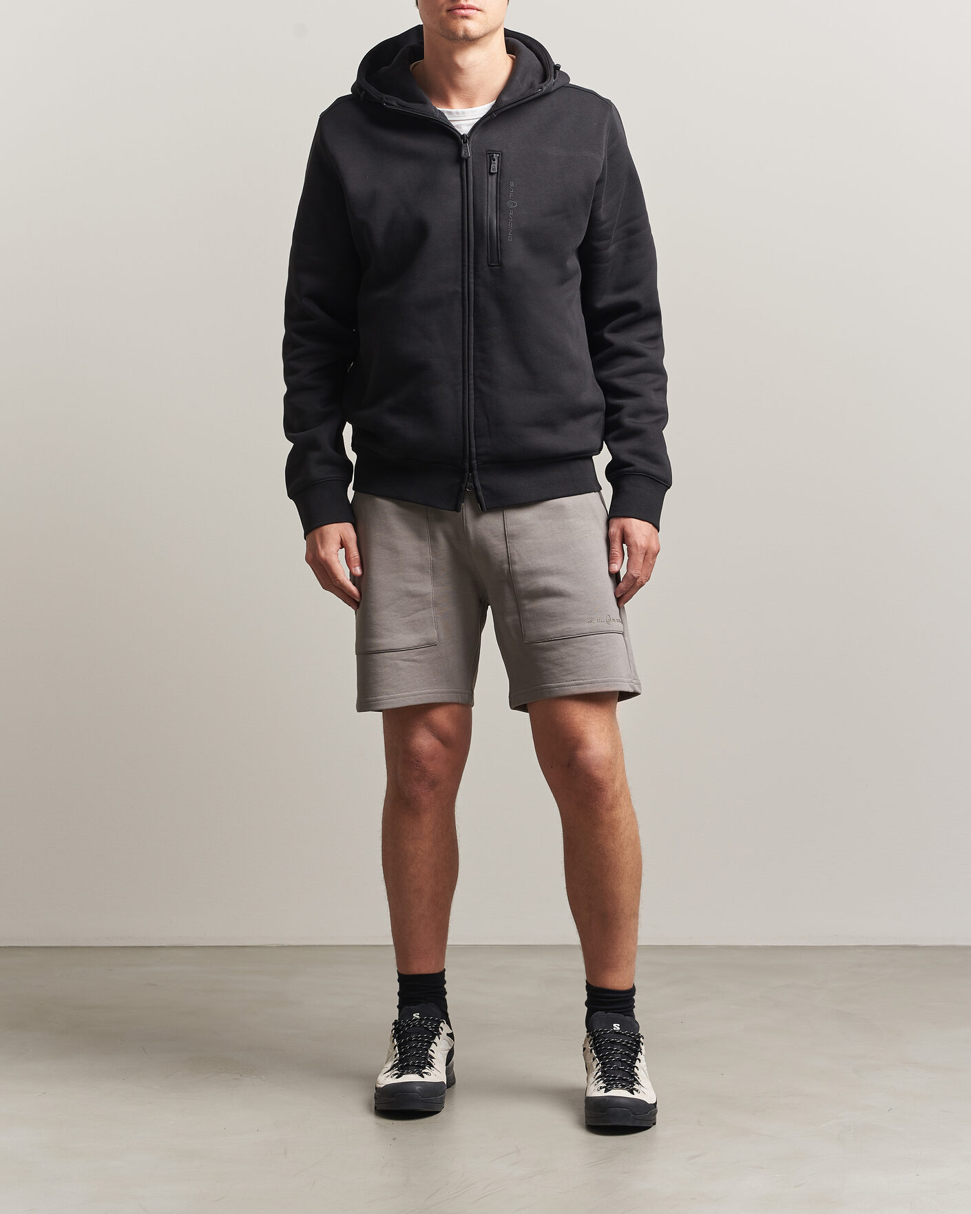 Homme | Pulls Et Tricots | Sail Racing | Bowman Monochrome Full Zip Hoodie Carbon