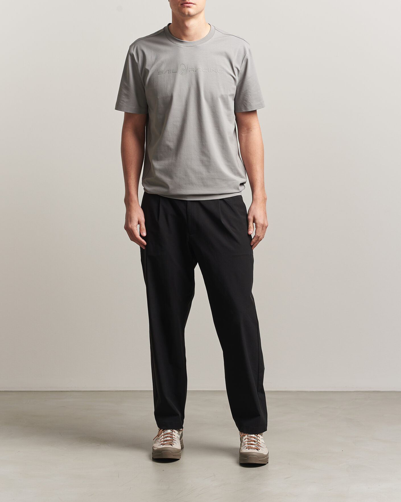 Heren | T-shirts | Sail Racing | Bowman Monochrome T-Shirt Oyster