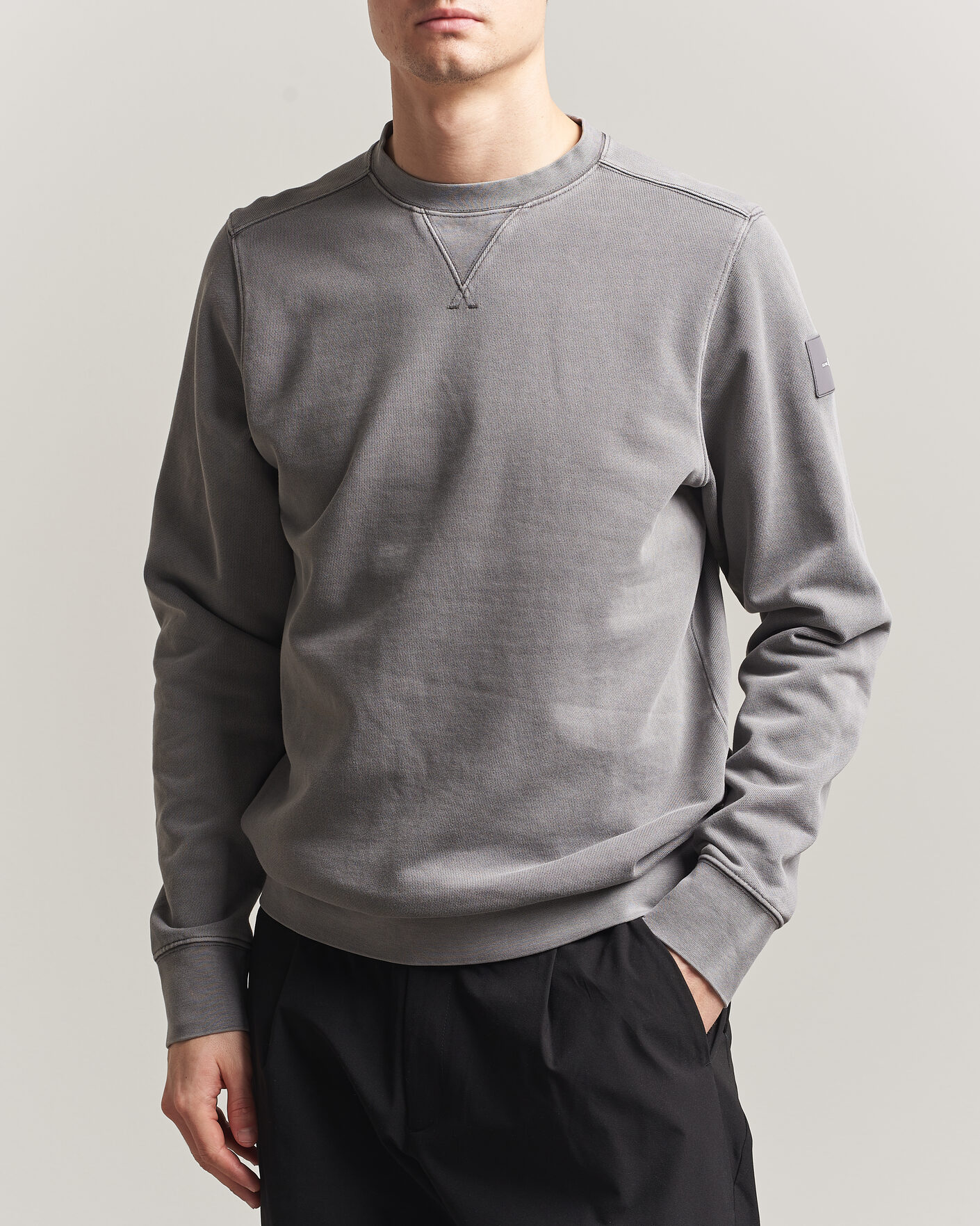 Homme | Pulls Et Tricots | Sail Racing | Wind Pigment Dyed Sweatshirt Frost Grey