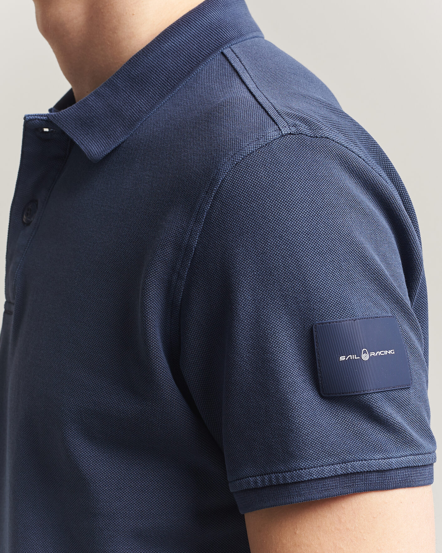 Heren | Polo's | Sail Racing | Wind Pigment Dyed Polo Dark Navy