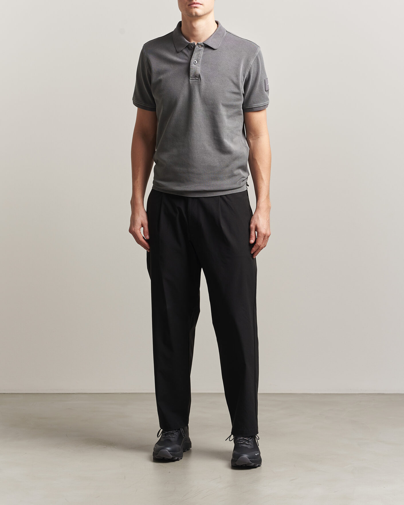 Homme | Polos | Sail Racing | Wind Pigment Dyed Polo Frost Grey