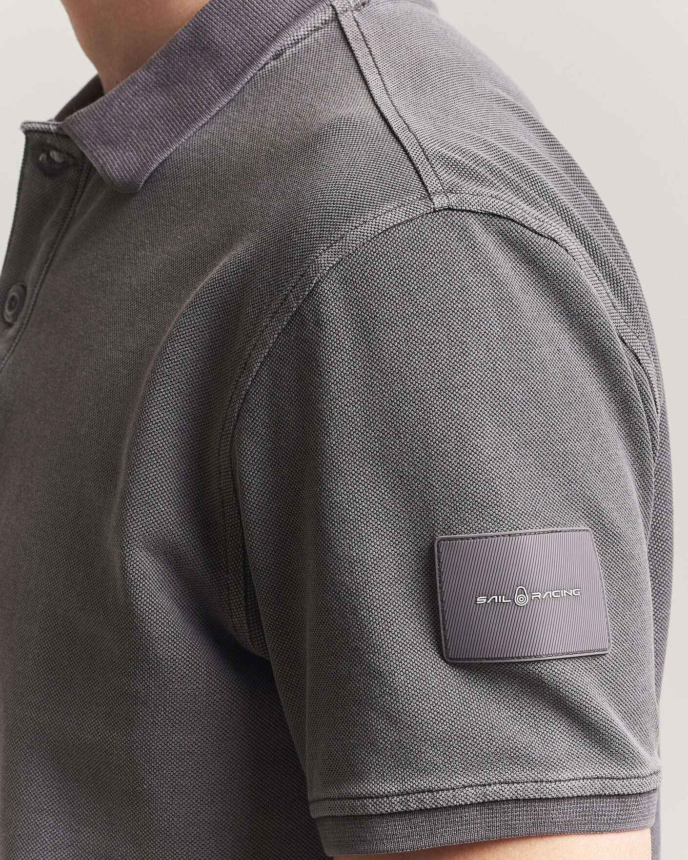 Heren | Polo's | Sail Racing | Wind Pigment Dyed Polo Frost Grey