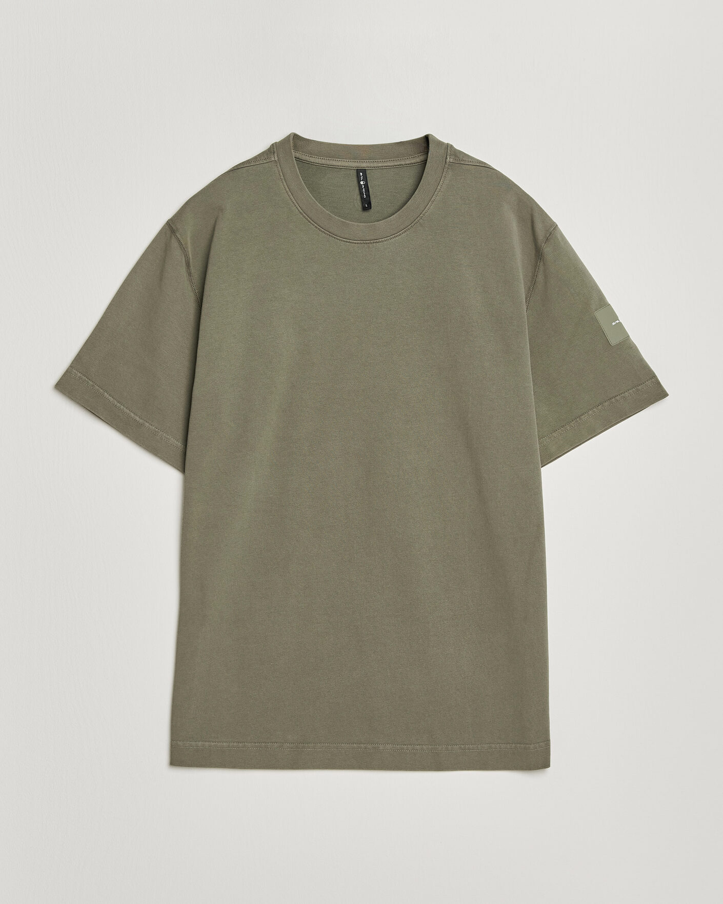 Homme | T-shirts | Sail Racing | Wind Pigment Dyed T-Shirt Mud Green