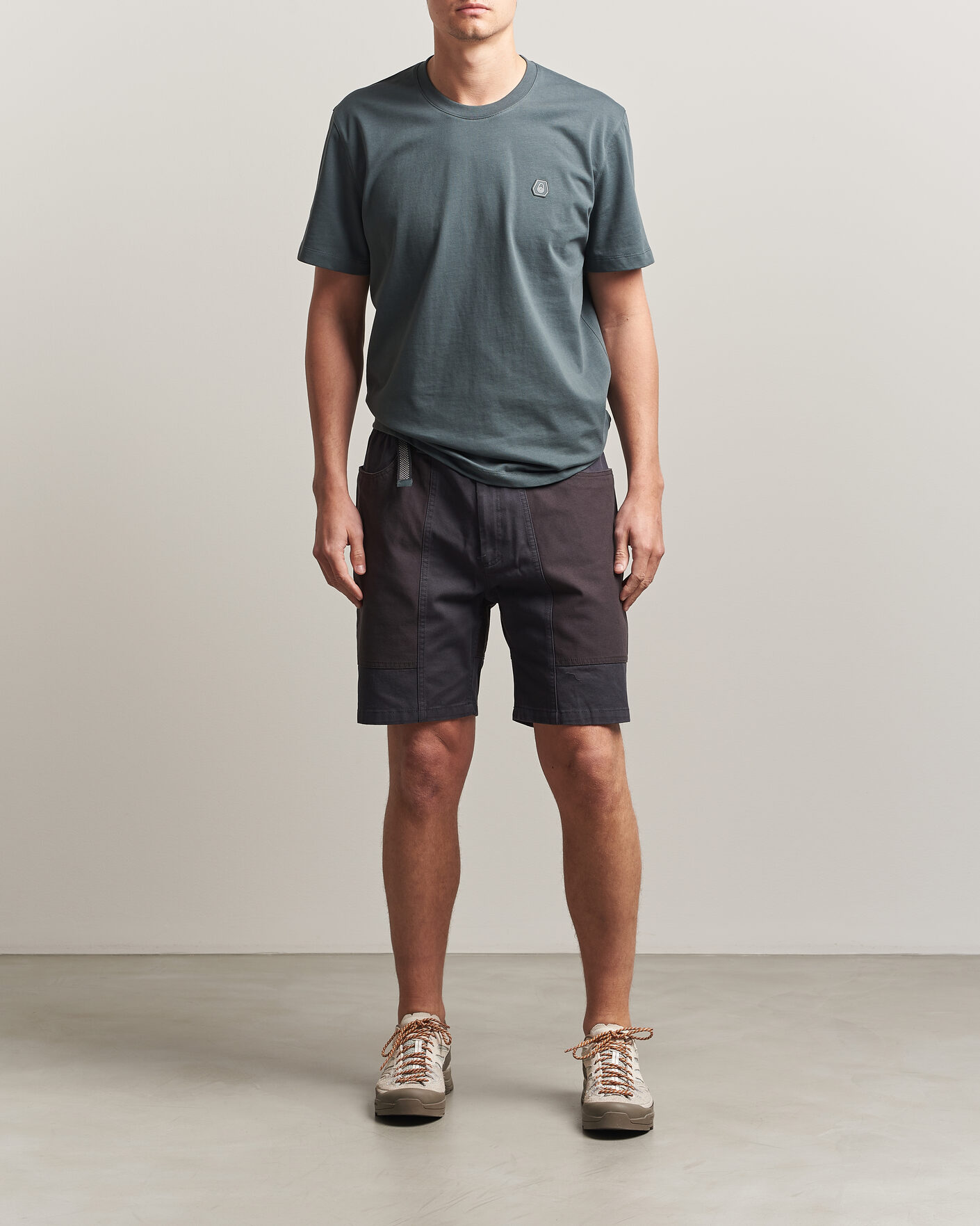 Heren | Korte broek | Sail Racing | Breeze Blocked Cotton Twill Shorts Dark Steel Blue