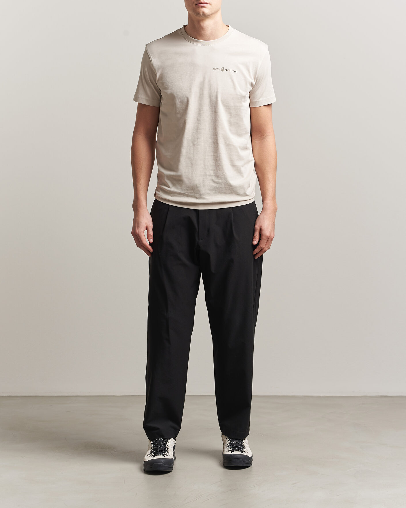 Heren | T-shirts | Sail Racing | Bowman Crew Neck T-Shirt Ecru