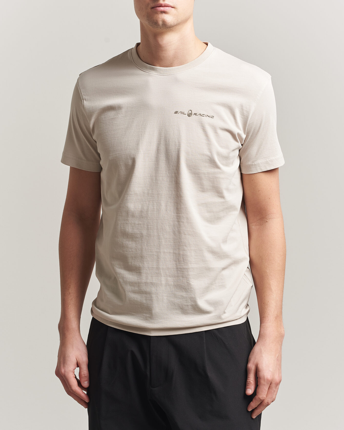 Heren | T-shirts | Sail Racing | Bowman Crew Neck T-Shirt Ecru