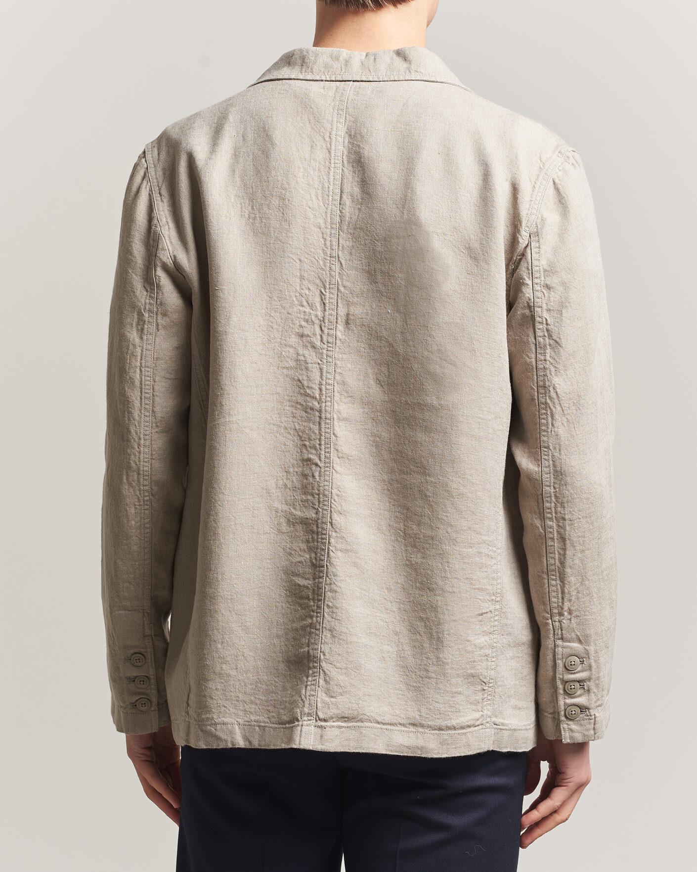 Heren | Blazers | KnowledgeCotton Apparel | Linen Blazer Twill