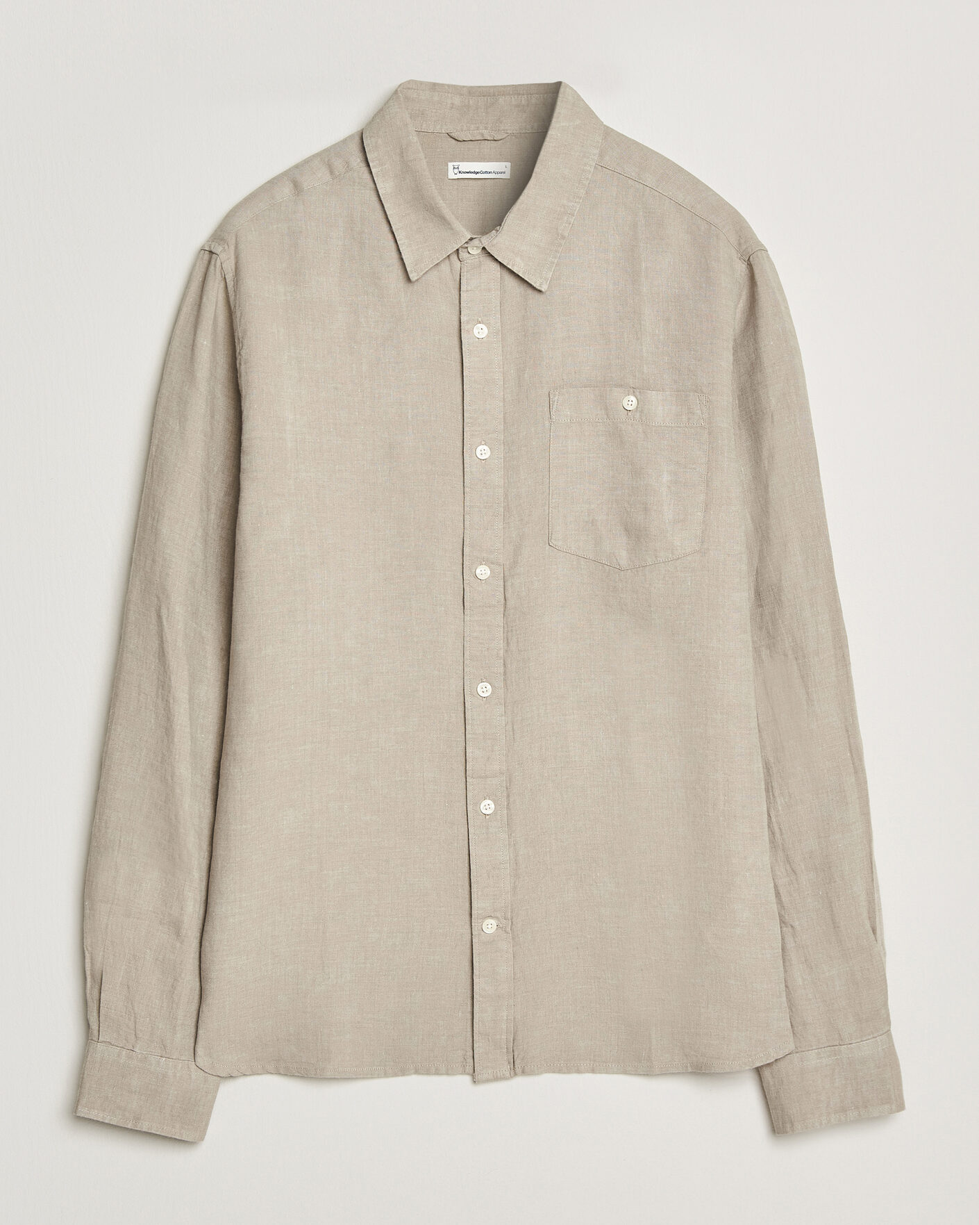 Homme | Chemises | KnowledgeCotton Apparel | Regular Linen Shirt Twill
