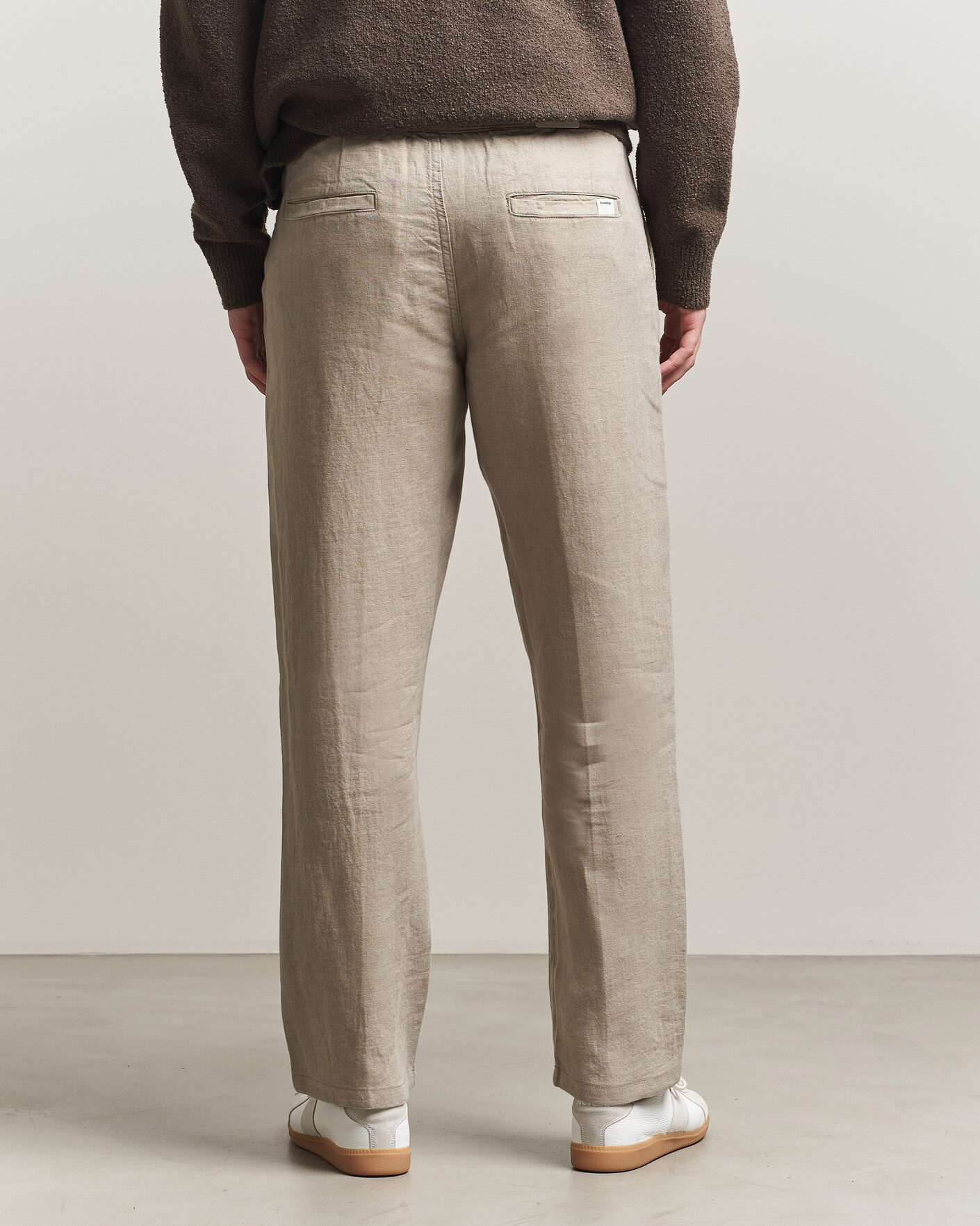 Homme | Pantalons | KnowledgeCotton Apparel | Loose Linen Pants Twill