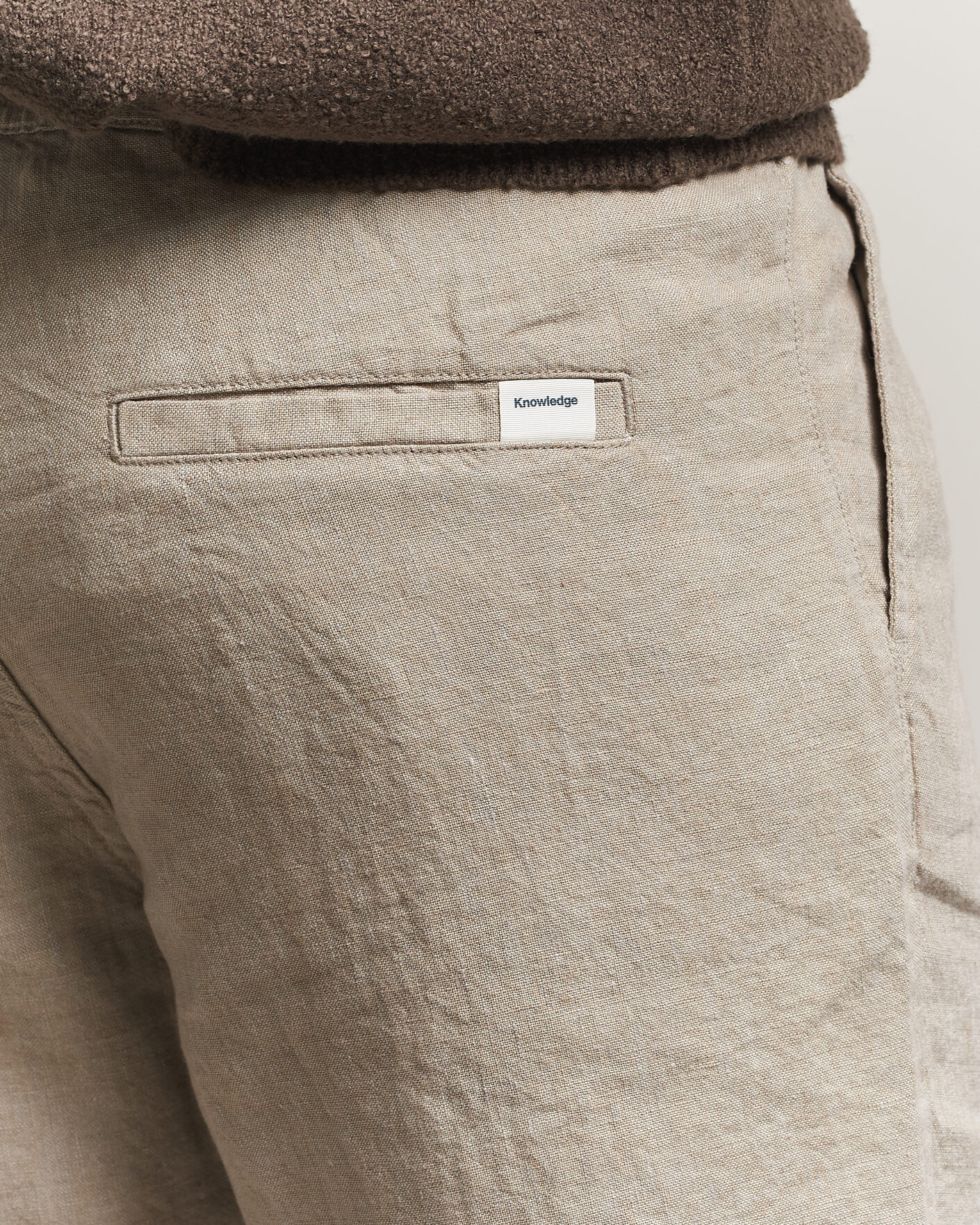 Heren | Korte broek | KnowledgeCotton Apparel | Loose Linen Shorts Twill