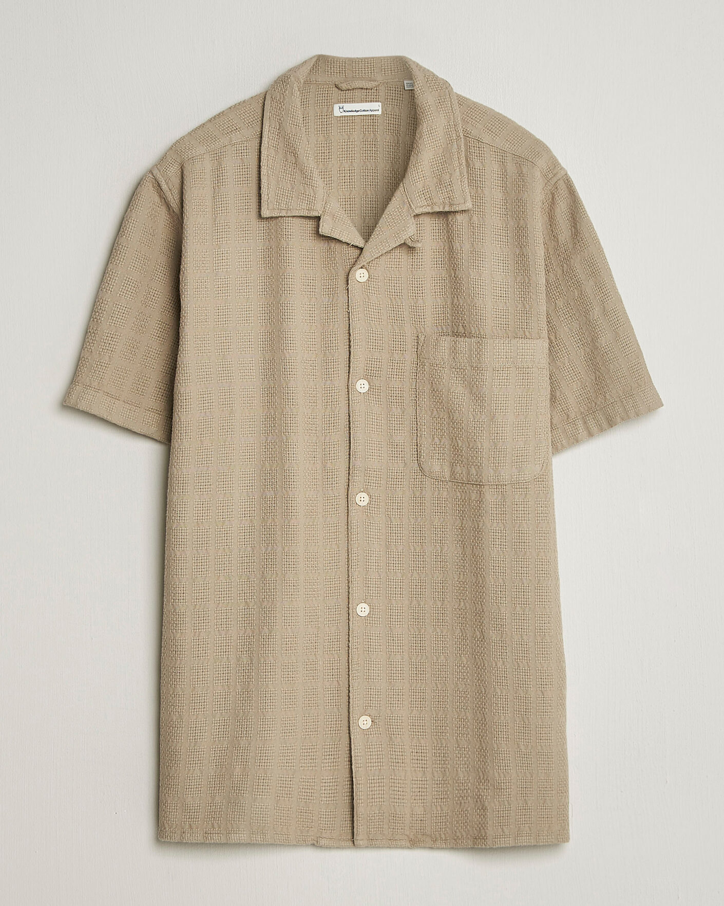 Homme | Chemises | KnowledgeCotton Apparel | Structured Cotton Dobby Shirt Twill