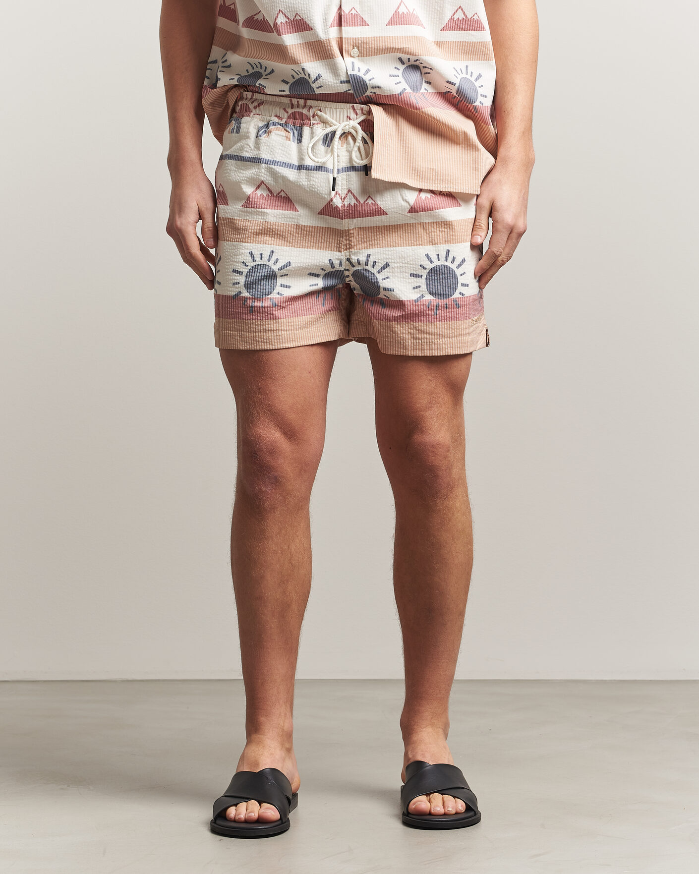 Homme | Maillots De Bain | KnowledgeCotton Apparel | Printed Swimshorts Multi
