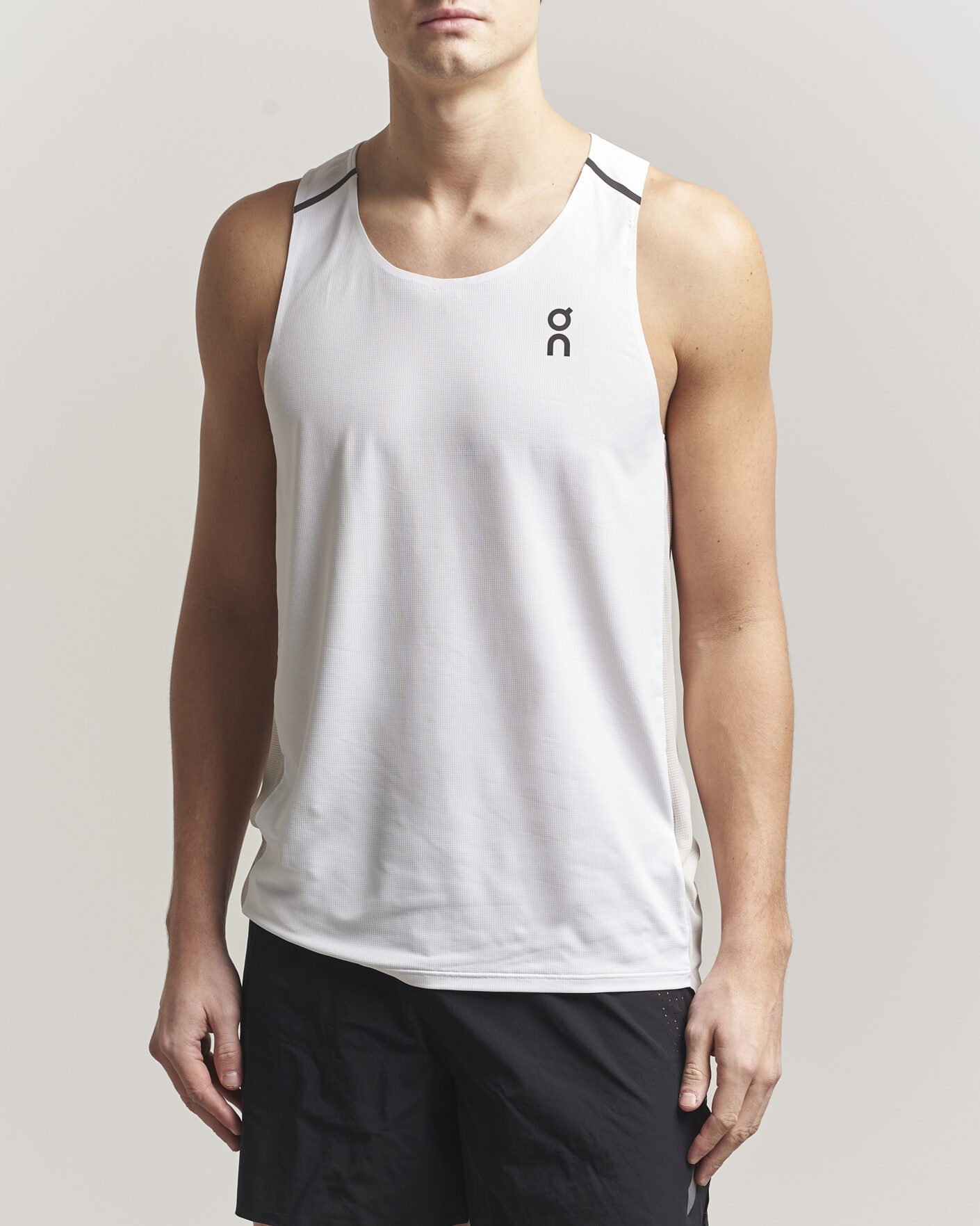 Heren | T-shirts | On | Performance Tank White/Silver