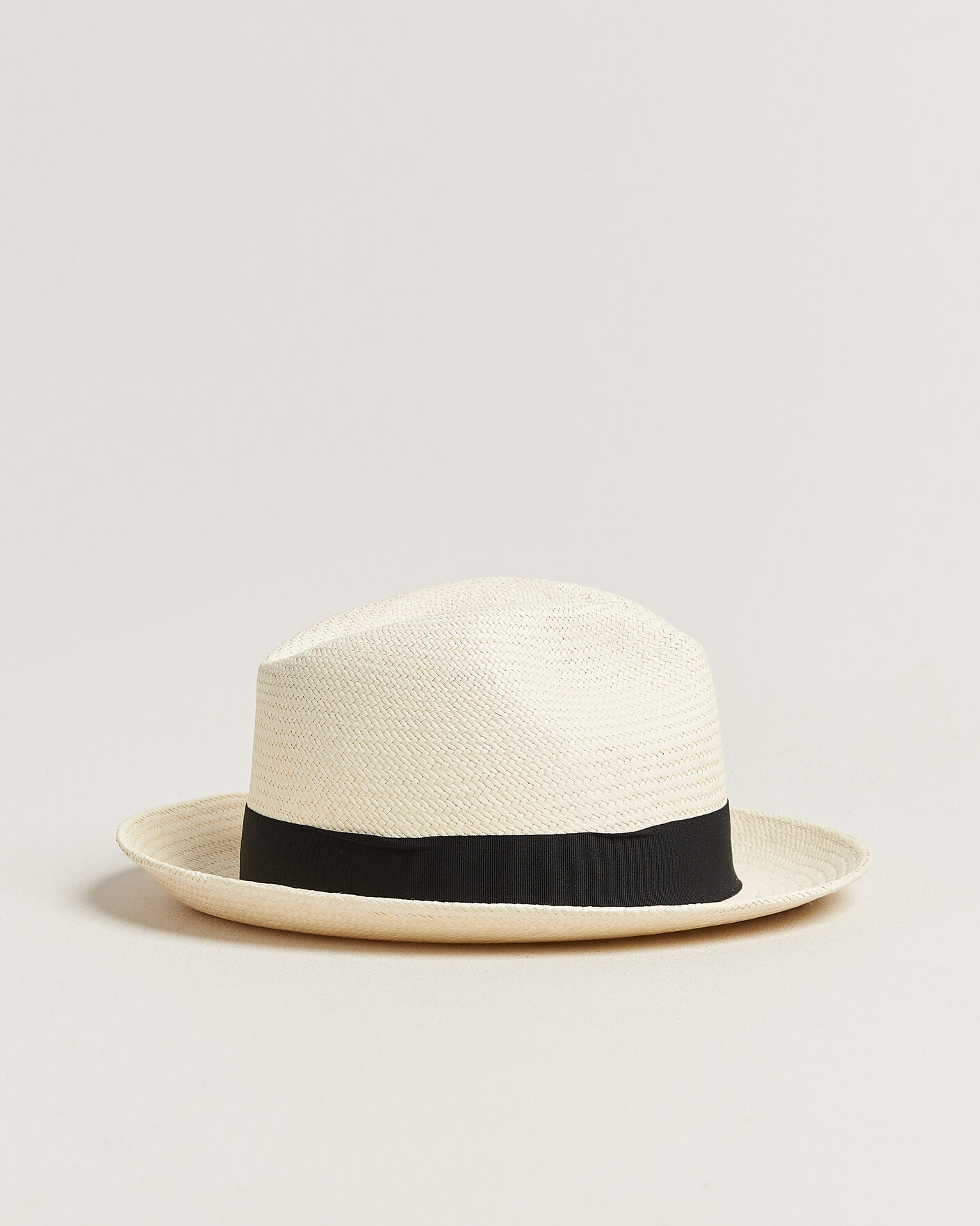 Heren | Hoeden en petten | Wigéns | Trilby Panama Hat White/Black