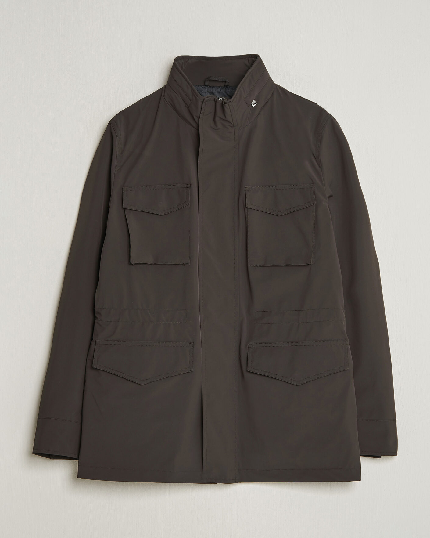 Heren | Jassen | Oscar Jacobson | M65 Nylon Field Jacket Brown