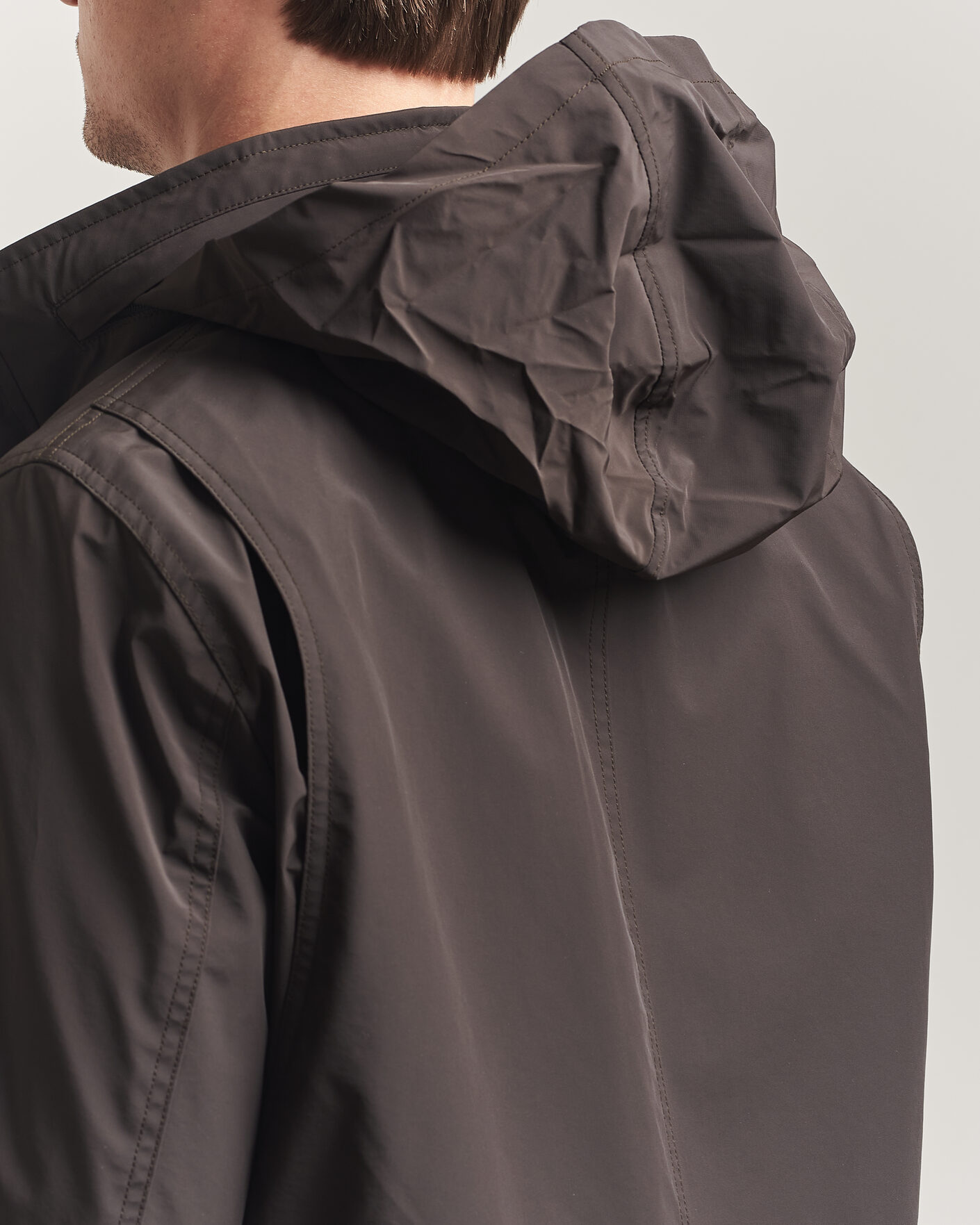 Heren | Jassen | Oscar Jacobson | M65 Nylon Field Jacket Brown