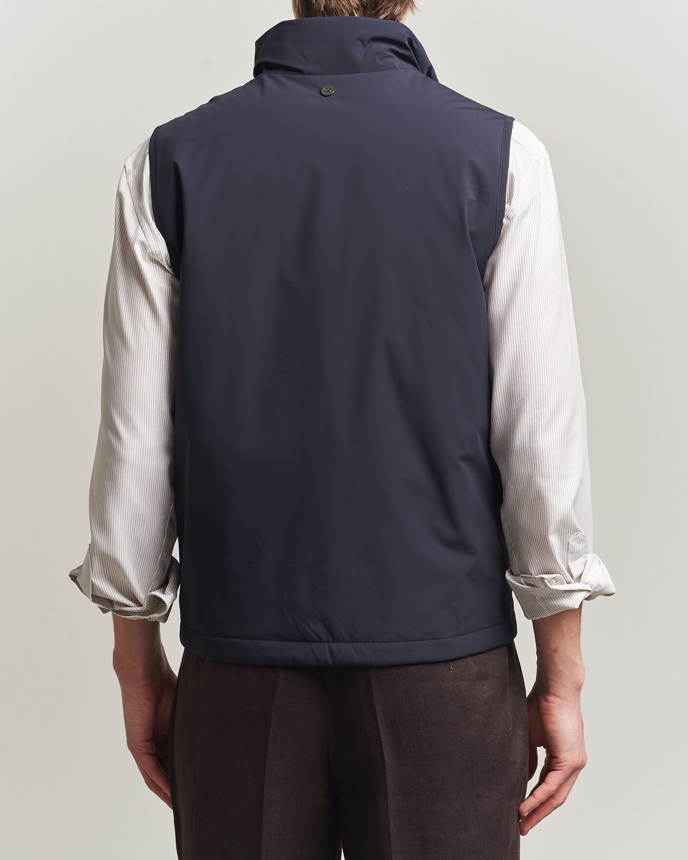 Homme | Gilets | Oscar Jacobson | Light Zipped Waistcoat Navy