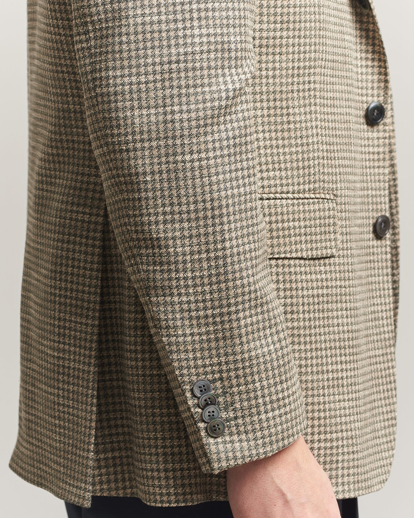 Heren | Blazers | Oscar Jacobson | Robert Wool/Silk/Cotton Blazer Green