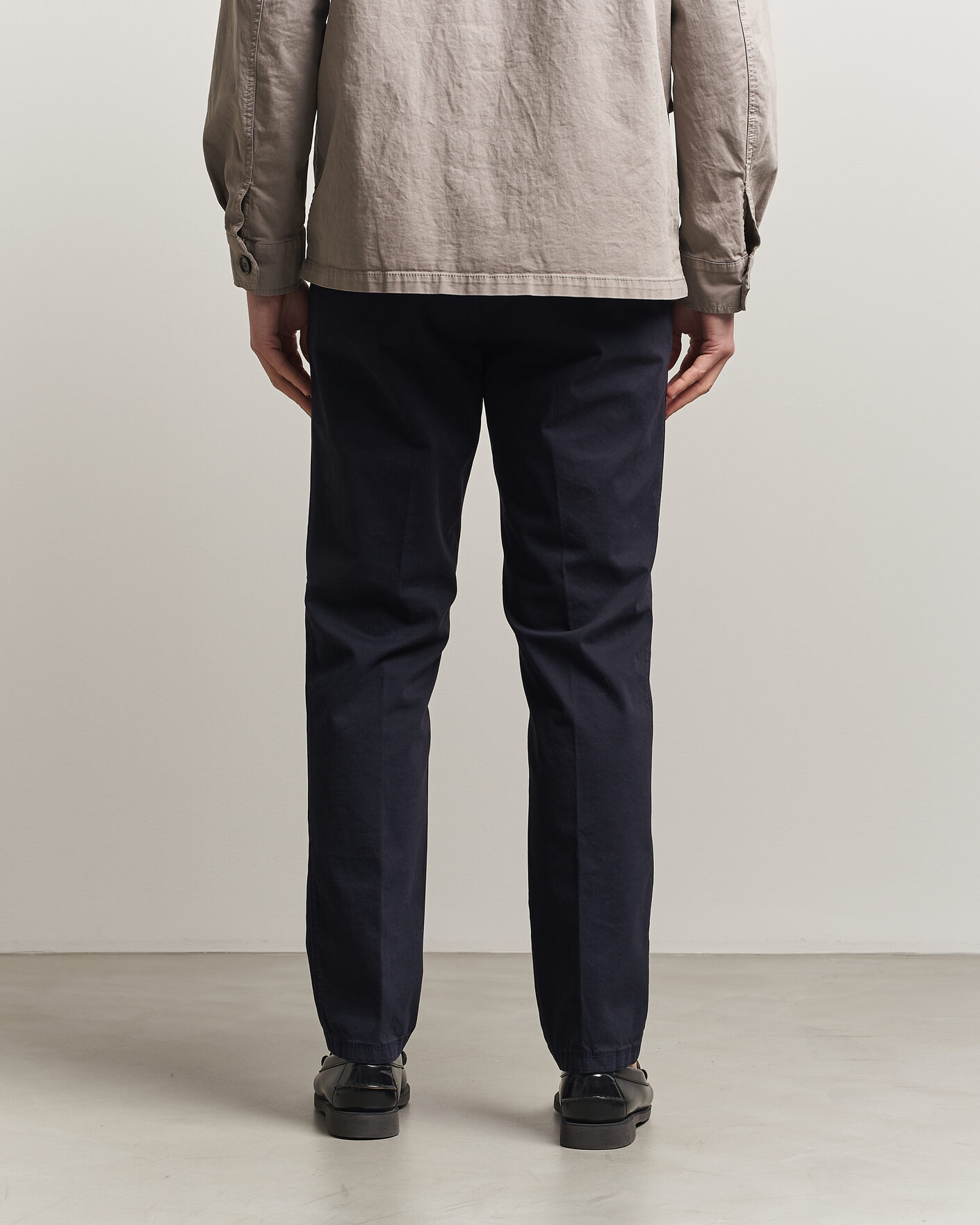 Heren | Broeken | Oscar Jacobson | Danik Cotton Trousers Navy