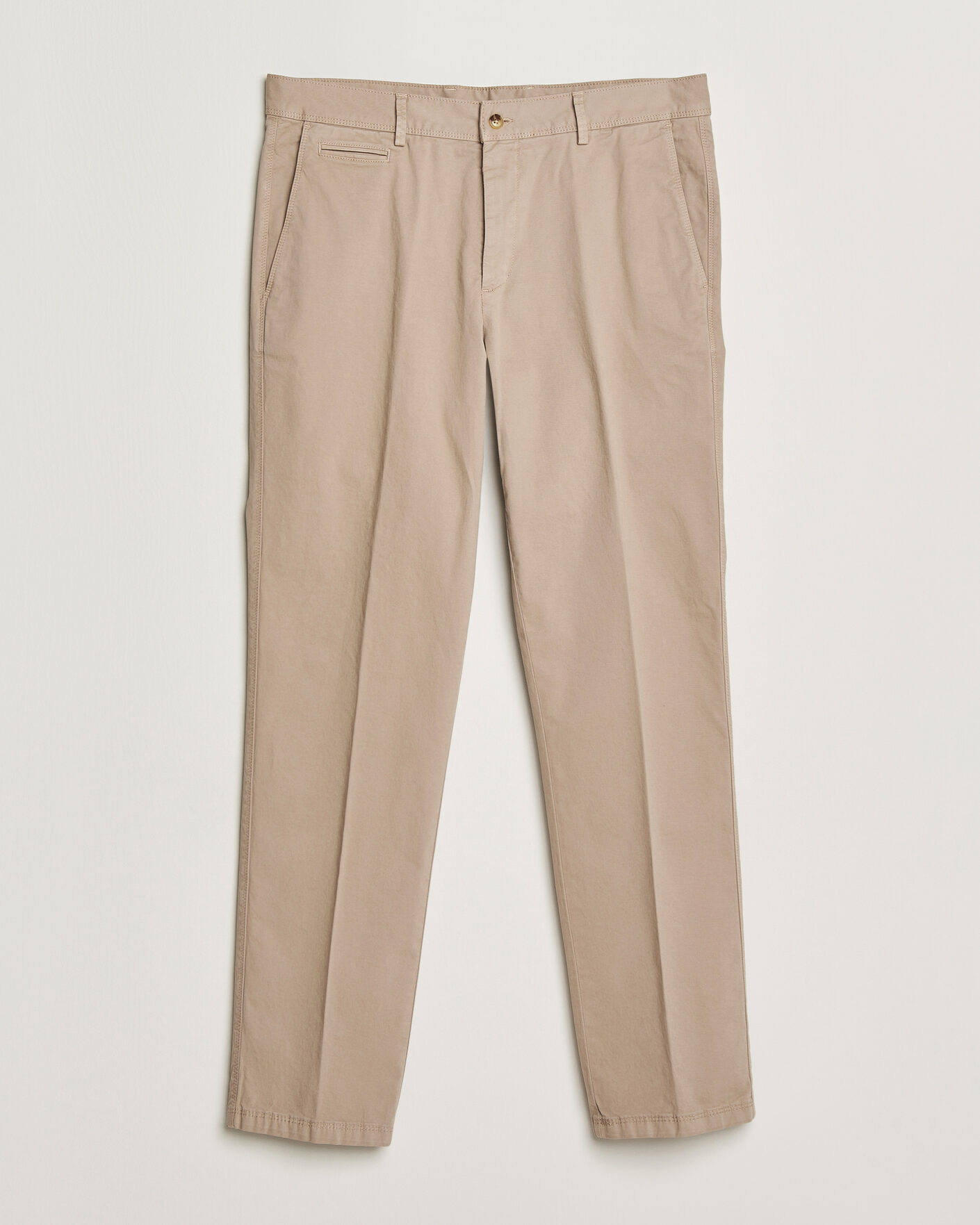 Heren | Broeken | Oscar Jacobson | Danik Cotton Trousers Beige