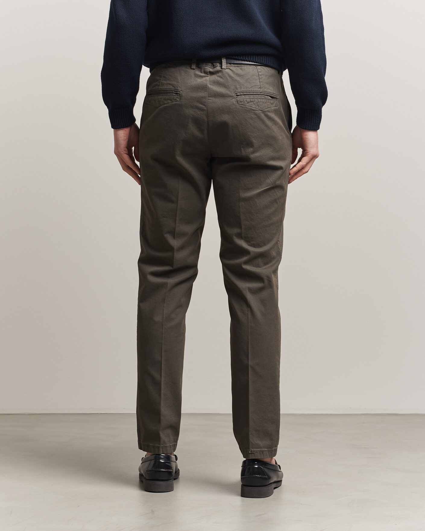 Homme | Pantalons | Oscar Jacobson | Danik Cotton Trousers Olive