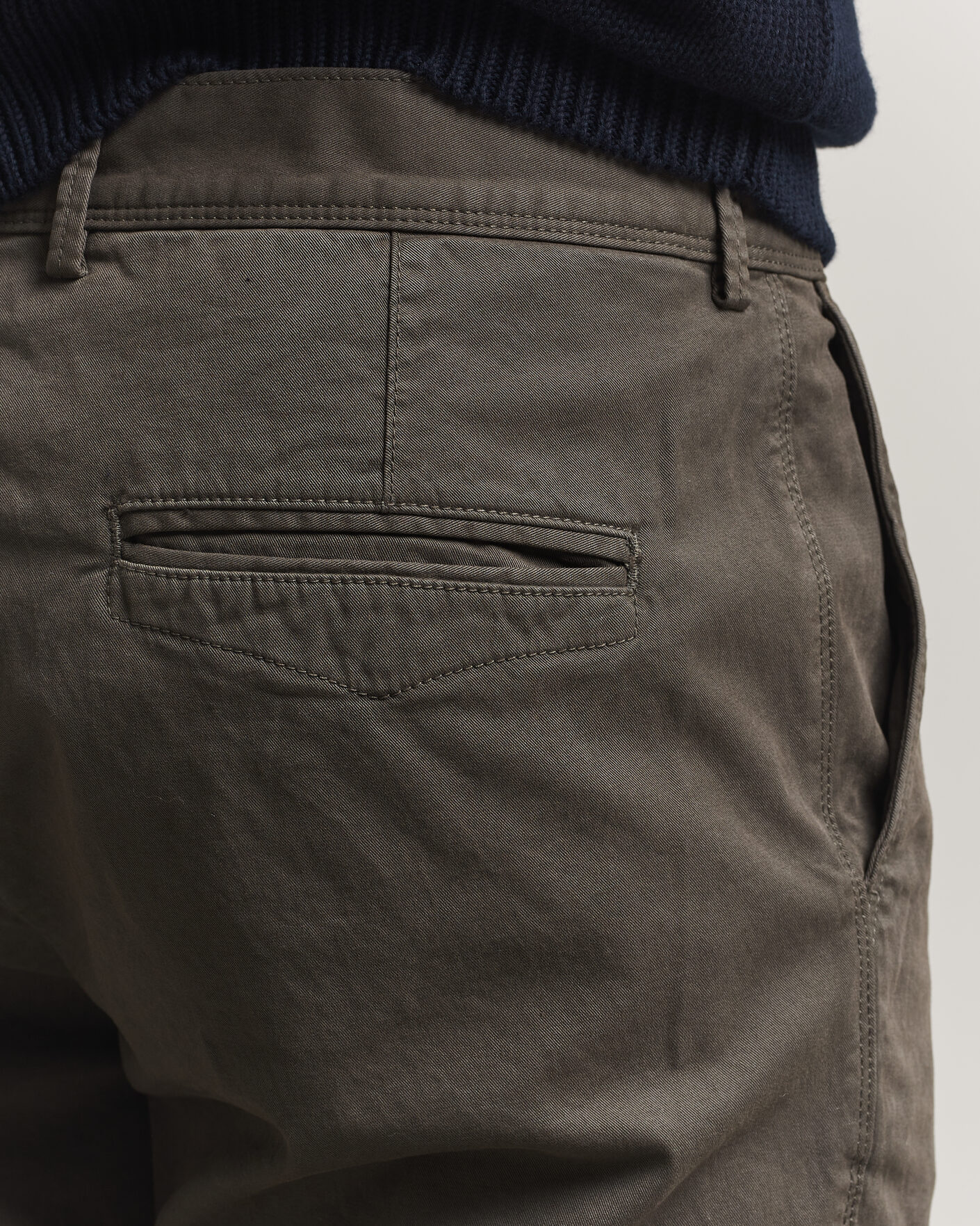 Homme | Pantalons | Oscar Jacobson | Danik Cotton Trousers Olive