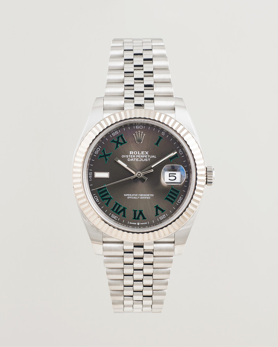 Heren | Pre-Owned & Vintage Watches | Rolex Pre-Owned | Datejust 41 Wimbledon 