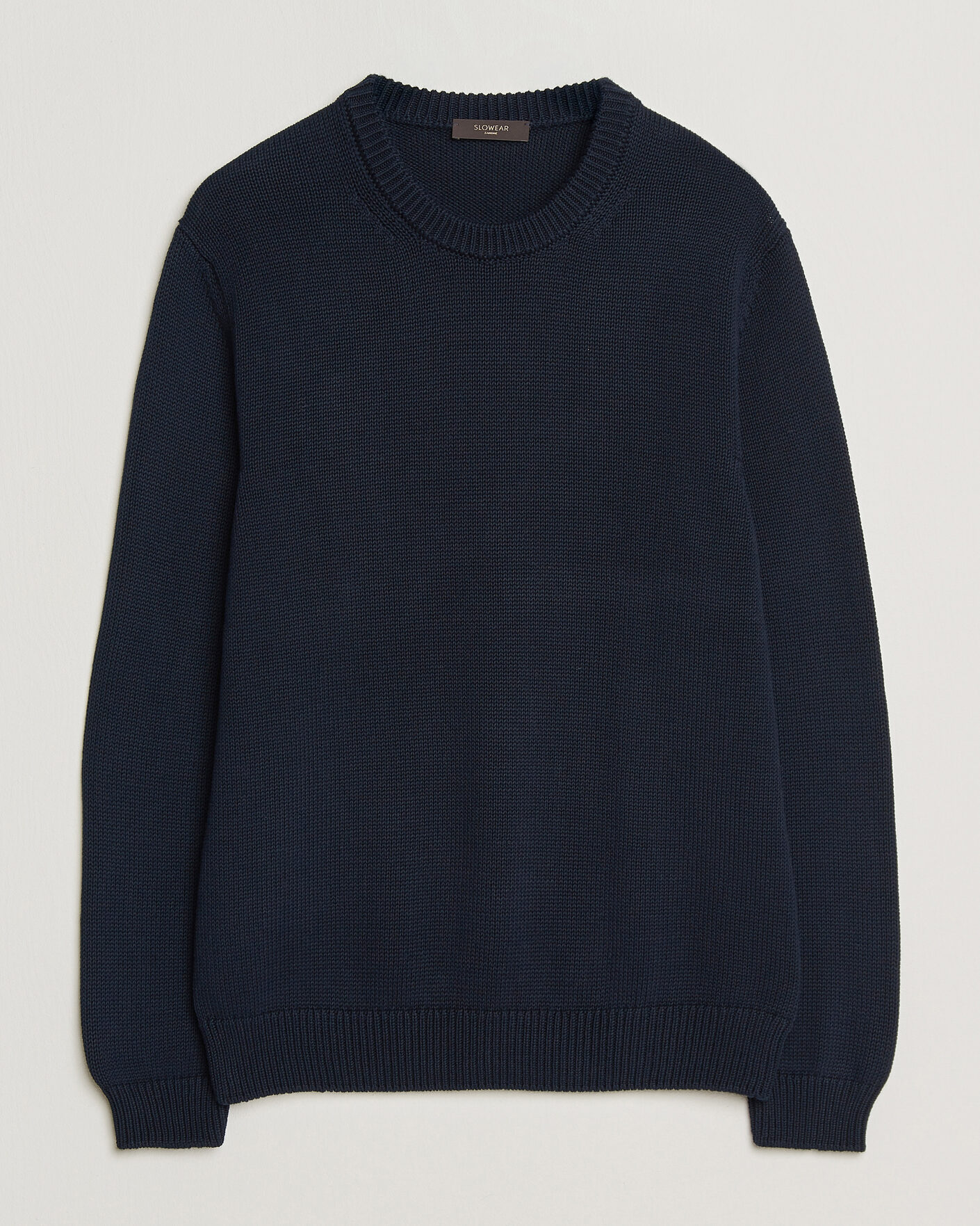 Heren | Truien | Zanone | Soft Cotton Crew Neck Sweater Navy