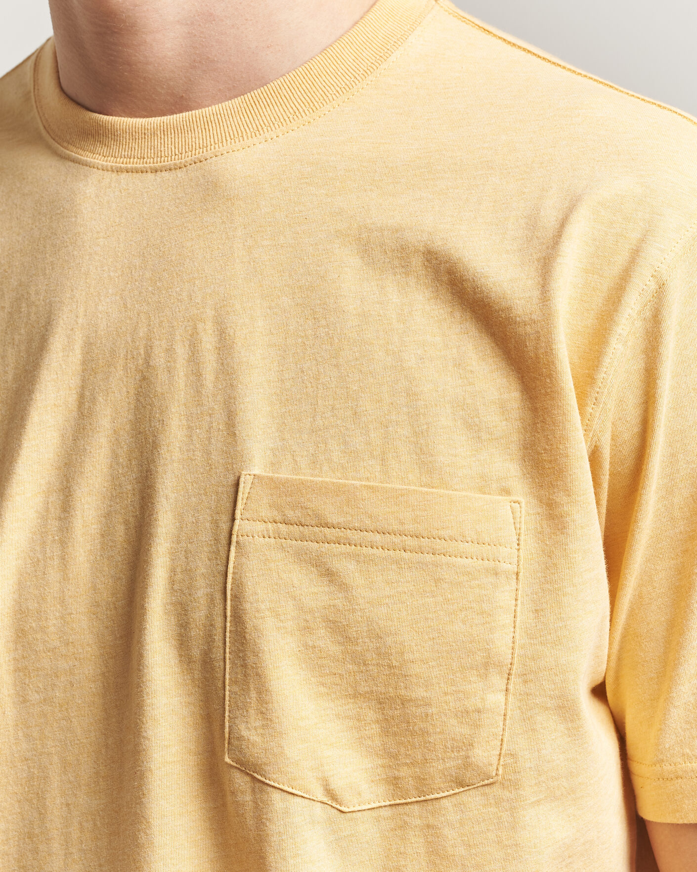 Homme | T-shirts | BEAMS PLUS | Pocket Tee Yellow