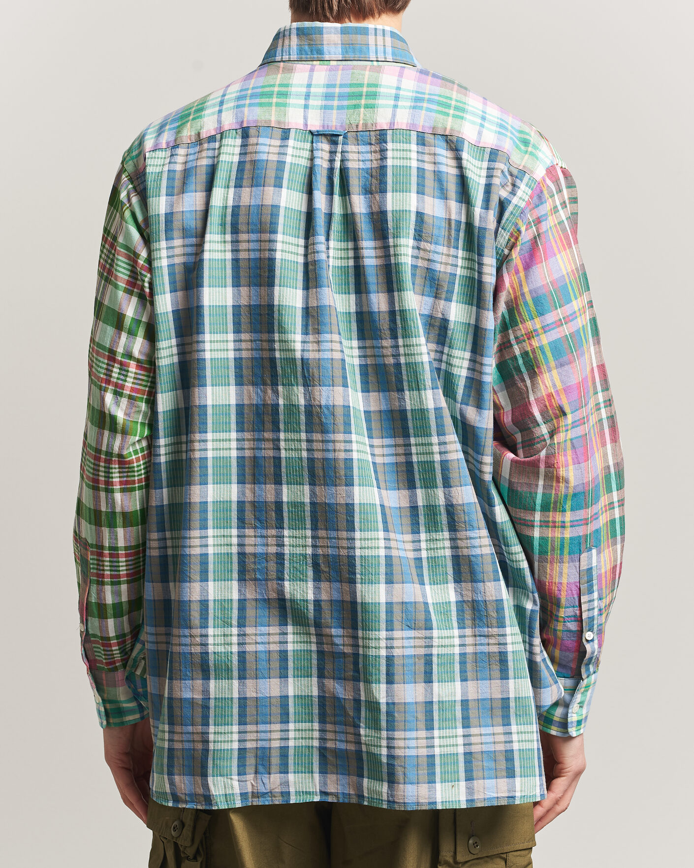 Heren | Overhemden | BEAMS PLUS | Patchwork Madras Shirt Multicolour