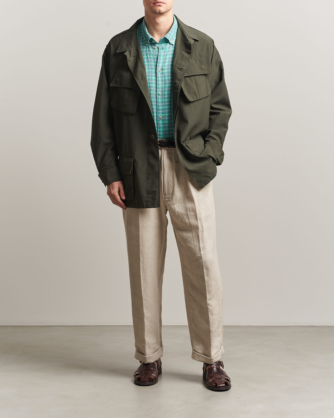 Heren | Jassen | BEAMS PLUS | MIL Fatigue Jacket Olive