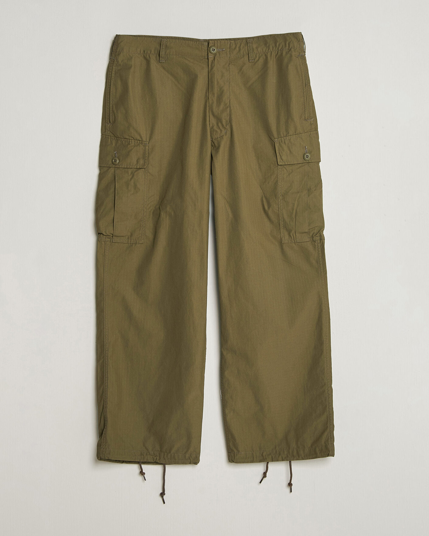 Heren | Broeken | BEAMS PLUS | MIL 6 Pocket Cargo Pants Olive