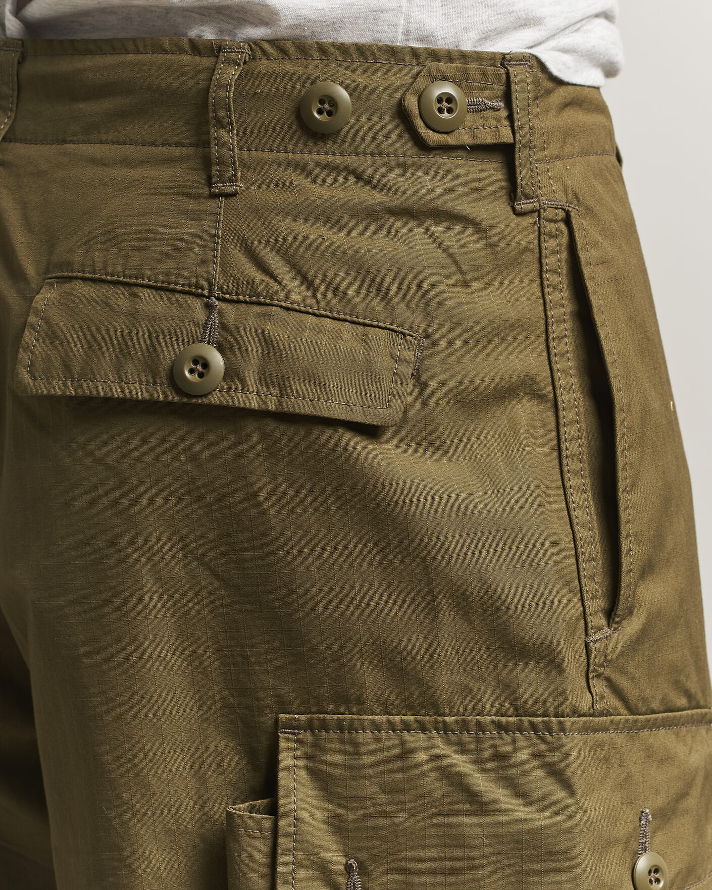 Heren | Broeken | BEAMS PLUS | MIL 6 Pocket Cargo Pants Olive